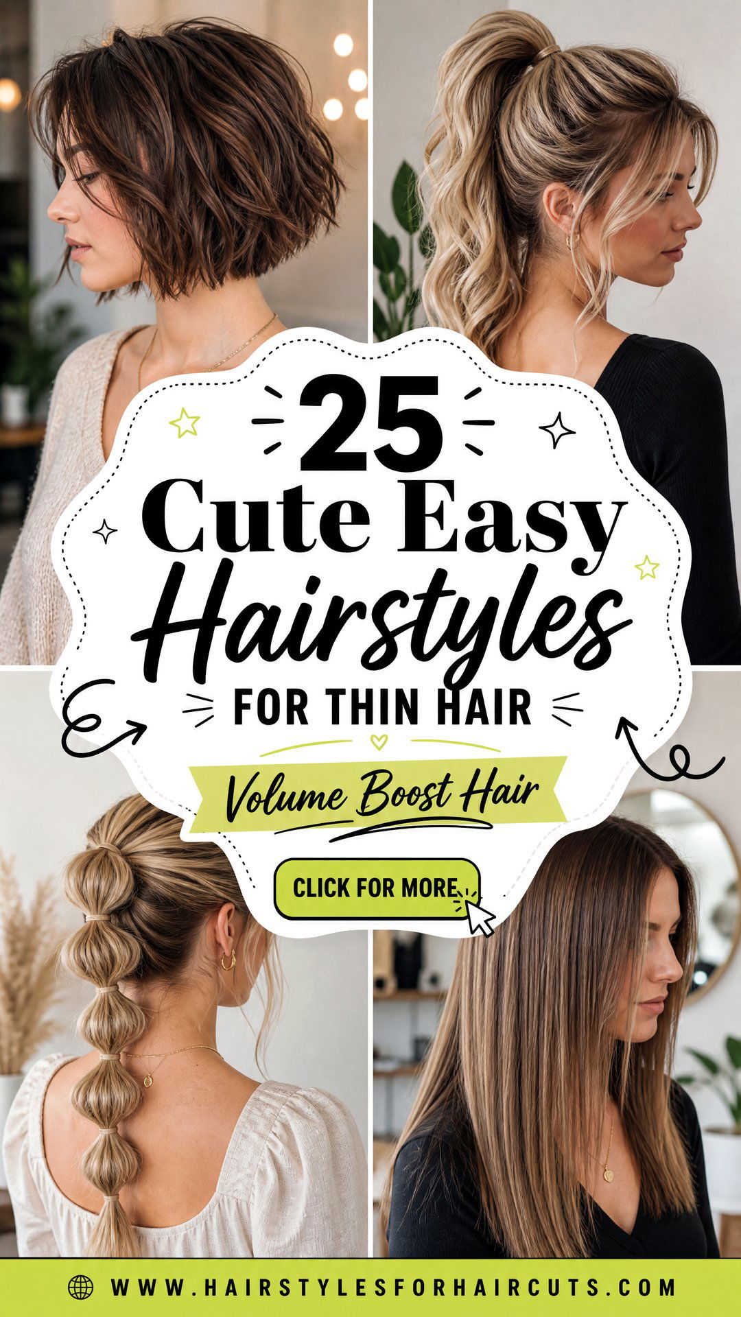 25 Cute Easy Hairstyles for Thin Hair That Add Volume - 25 Cute Easy Hairstyles for Thin Hair That Add Volume