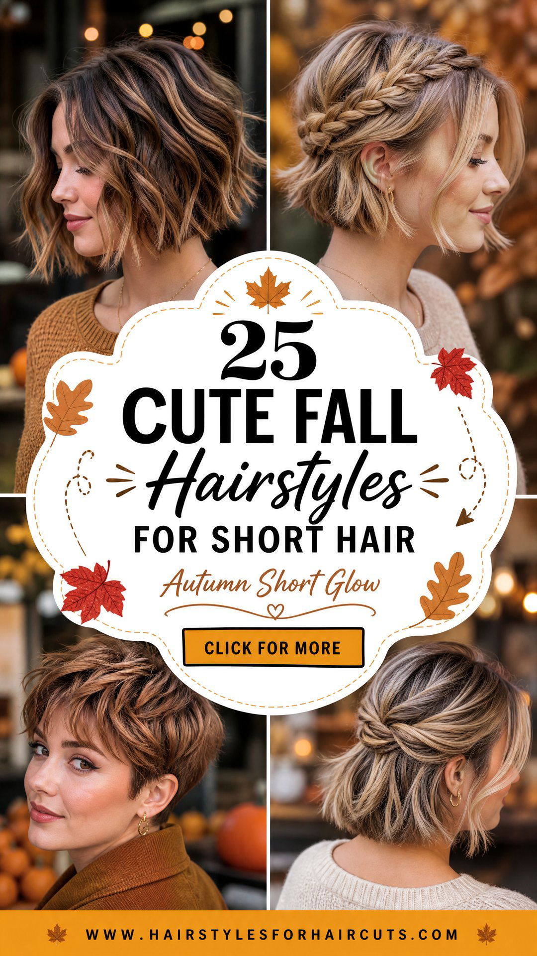 25 Cute Fall Hairstyles for Short Hair to Rock Now - 25 Cute Fall Hairstyles for Short Hair to Rock Now