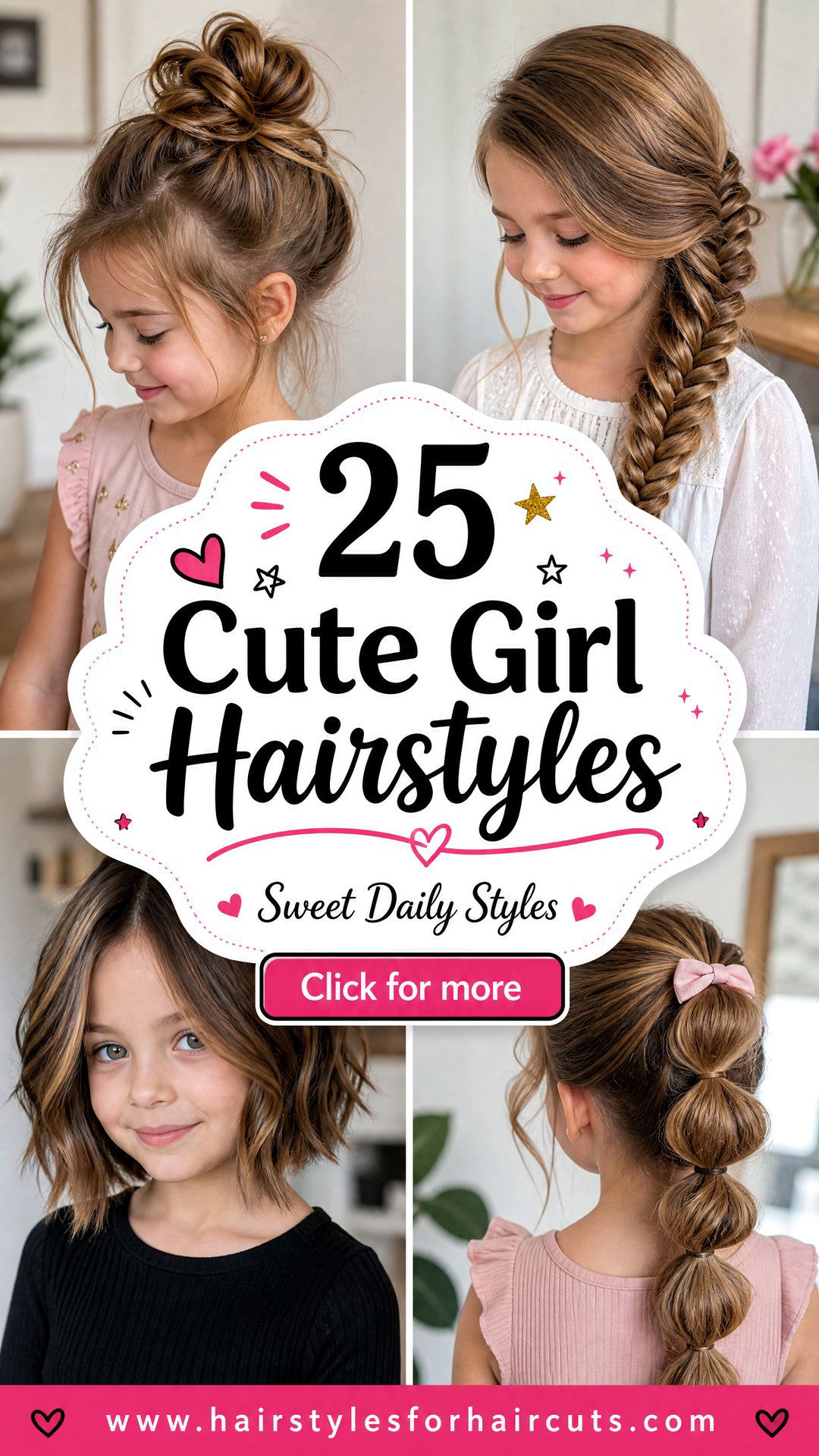 25 Cute Girl Hairstyles for Every Day and Occasion - 25 Cute Girl Hairstyles for Every Day & Occasion