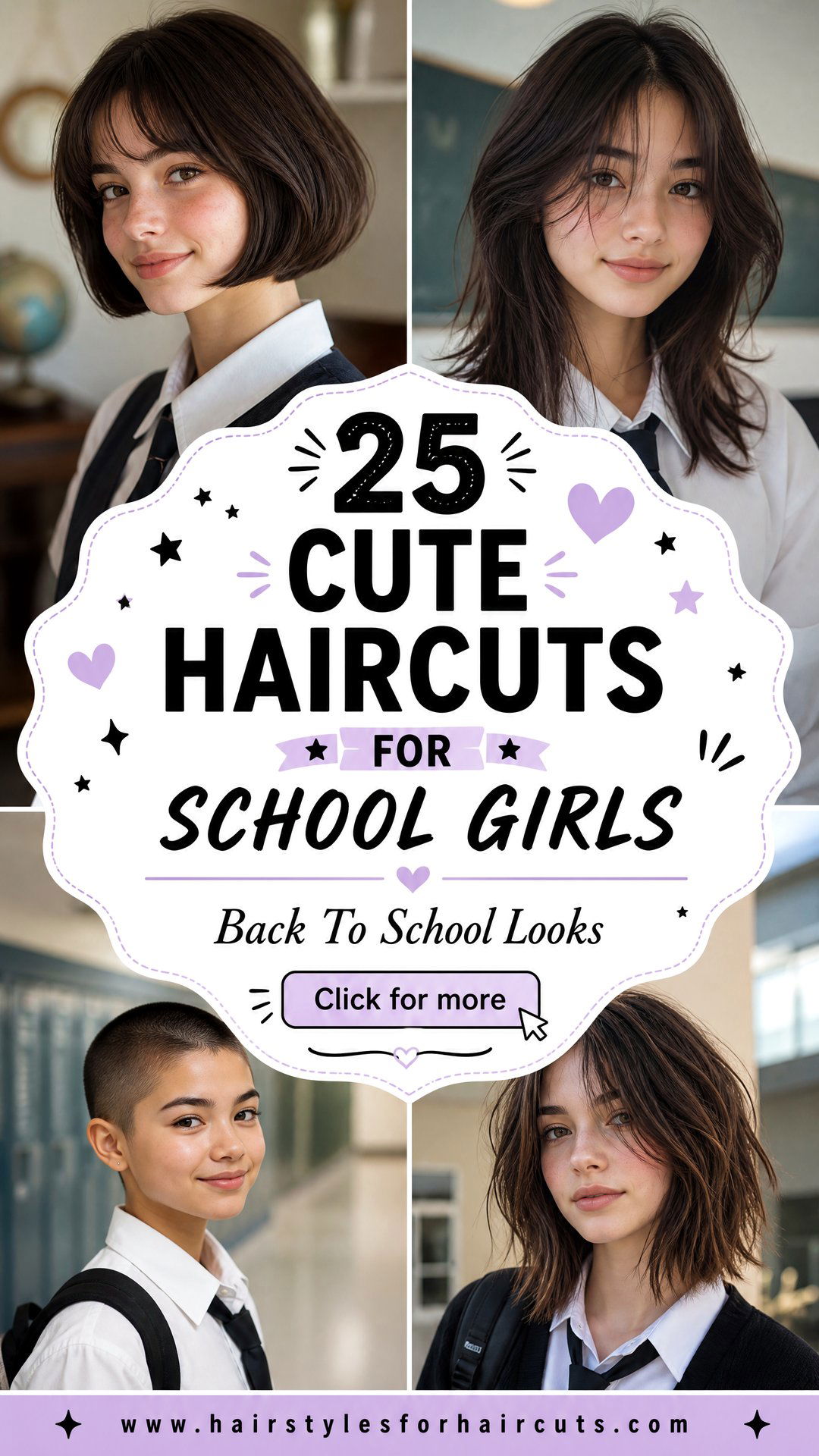 25 Cute Haircuts for School Girls to Try Now - 25 Cute Haircuts for School Girls to Try Now