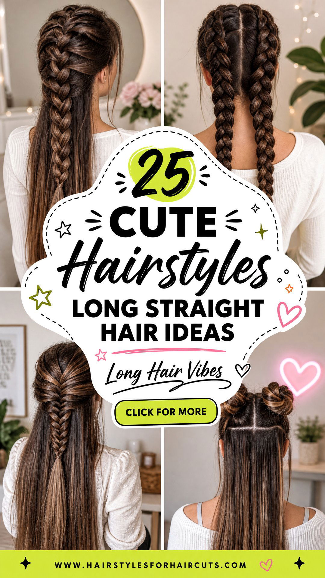 25 Cute Hairstyles Long Straight Hair Ideas - 25 Cute Hairstyles Long Straight Hair Ideas