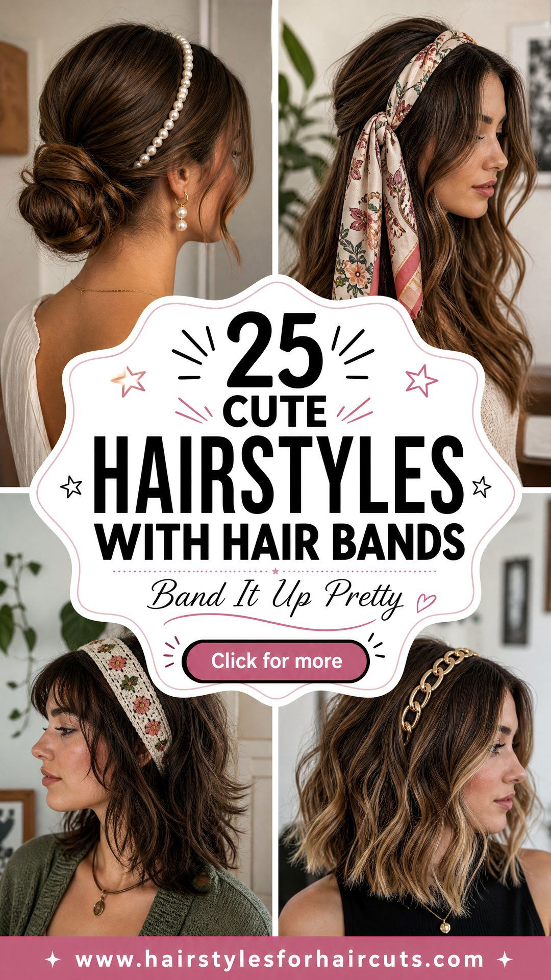 25 Cute Hairstyles With Hair Bands for Every Occasion - 25 Cute Hairstyles With Hair Bands for Every Occasion