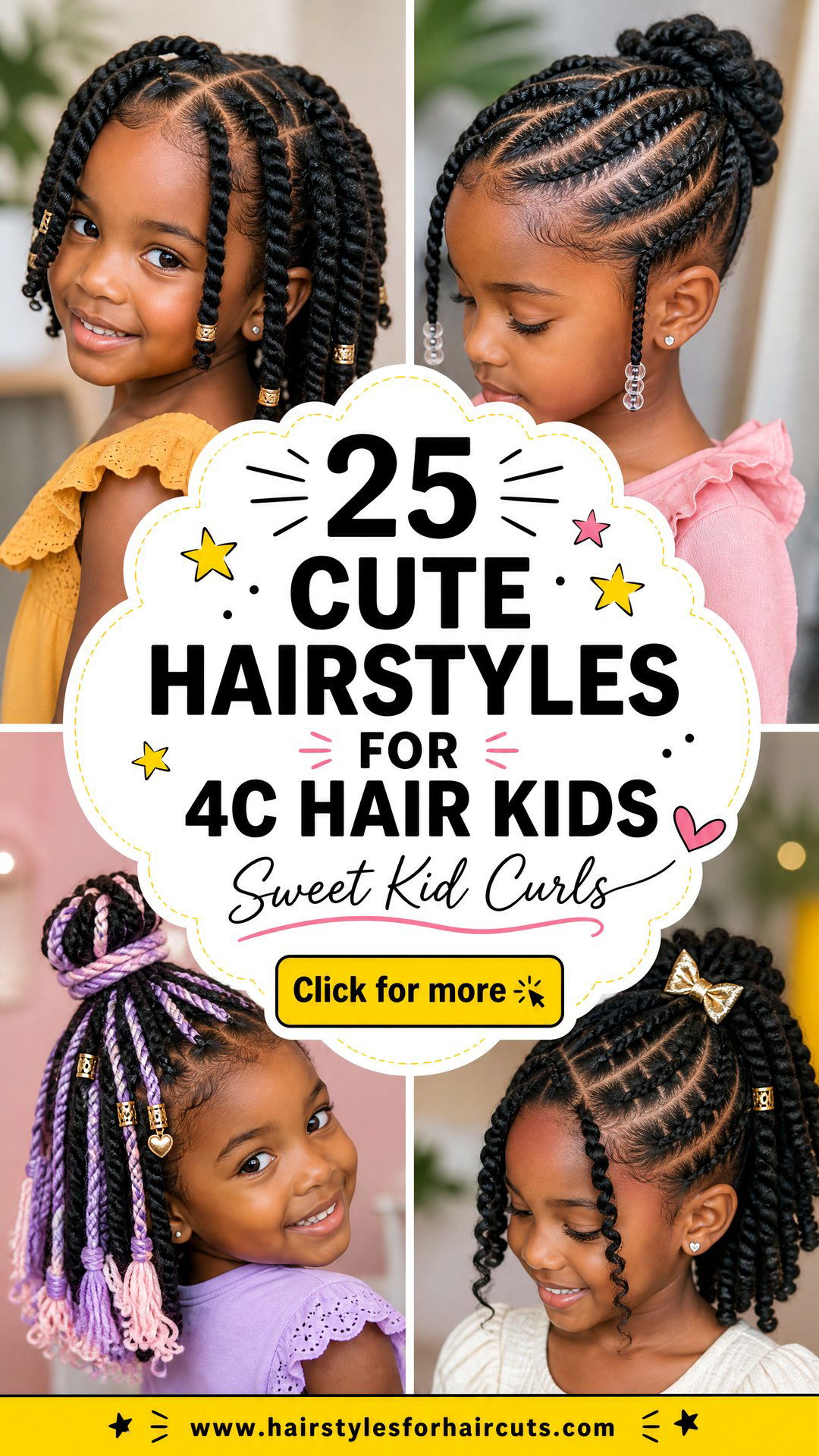 25 Cute Hairstyles for 4C Hair Kids Will Love - 25 Cute Hairstyles for 4C Hair Kids Will Love