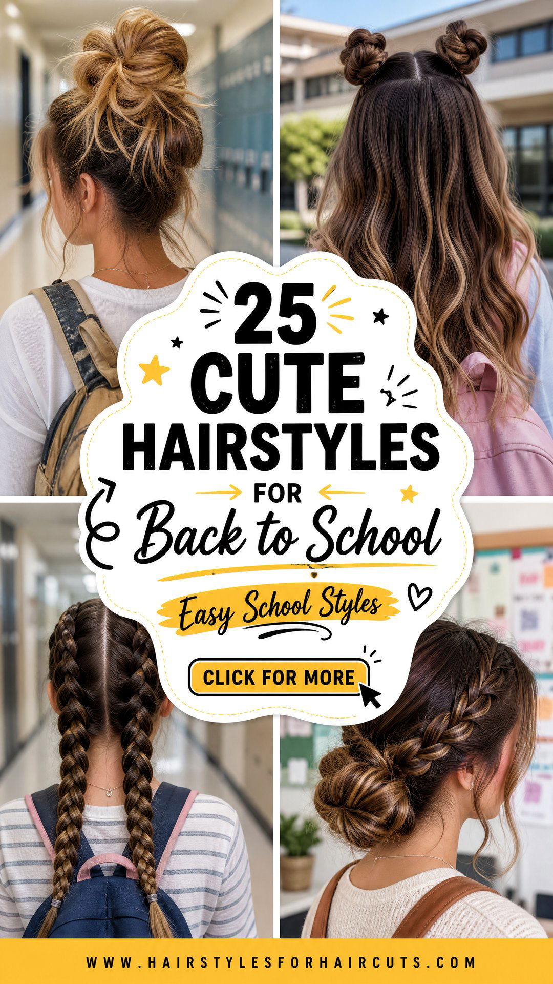 25 Cute Hairstyles for Back to School Easy and Trendy - 25 Cute Hairstyles for Back to School: Easy & Trendy
