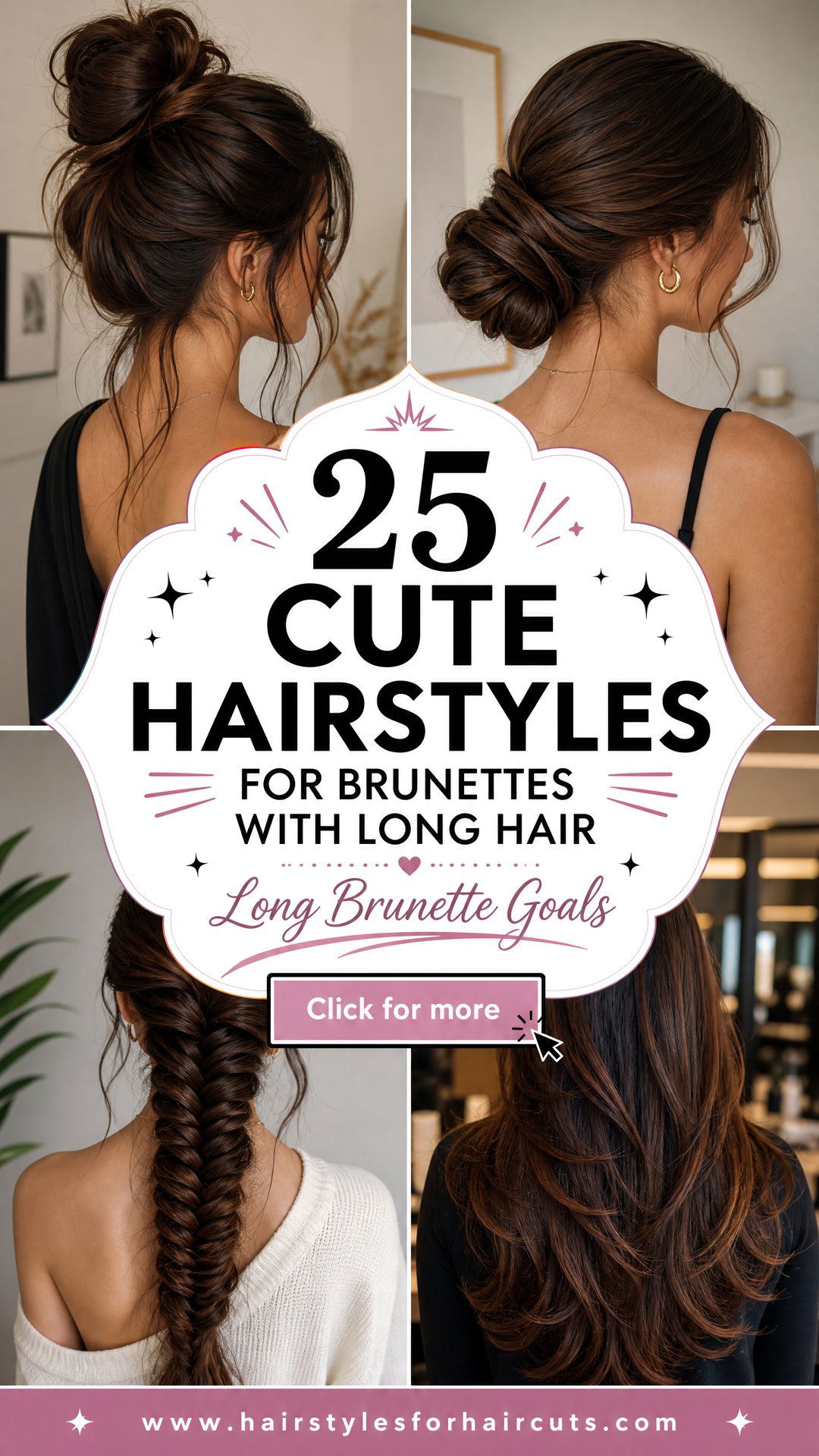 25 Cute Hairstyles for Brunettes With Long Hair - 25 Cute Hairstyles for Brunettes With Long Hair