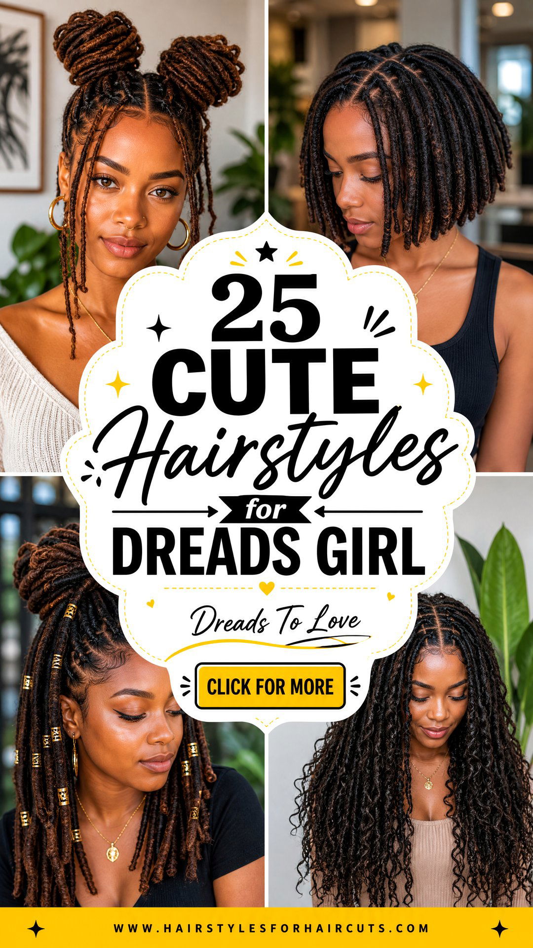 25 Cute Hairstyles for Dreads Girl Looks to Love - 25 Cute Hairstyles for Dreads Girl Looks to Love