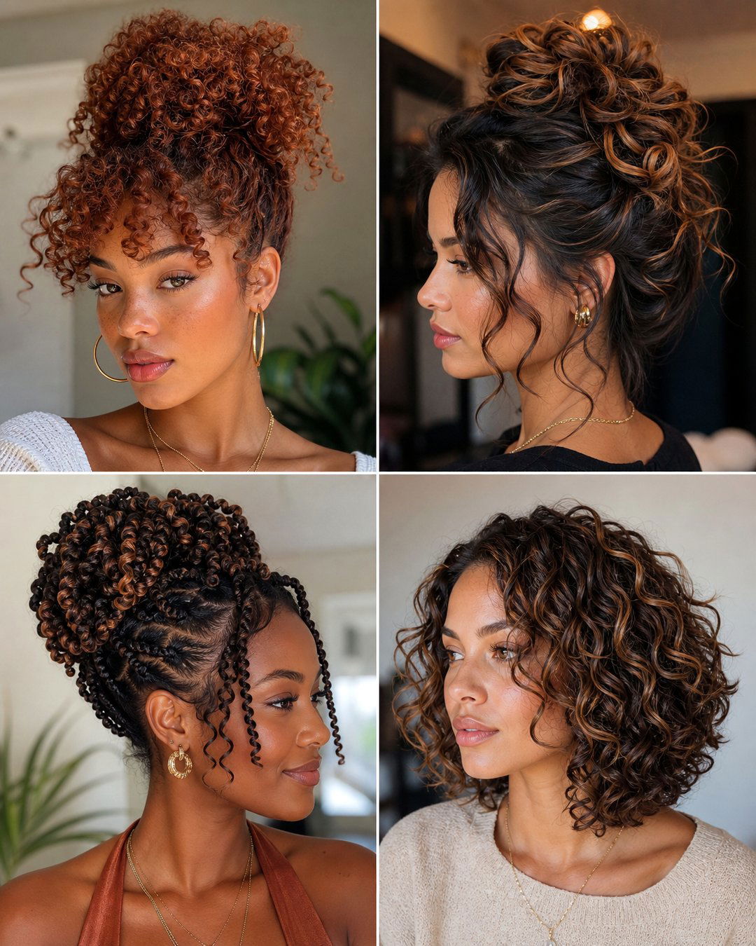 25 Cute Hairstyles for Frizzy Curly Hair Ideas