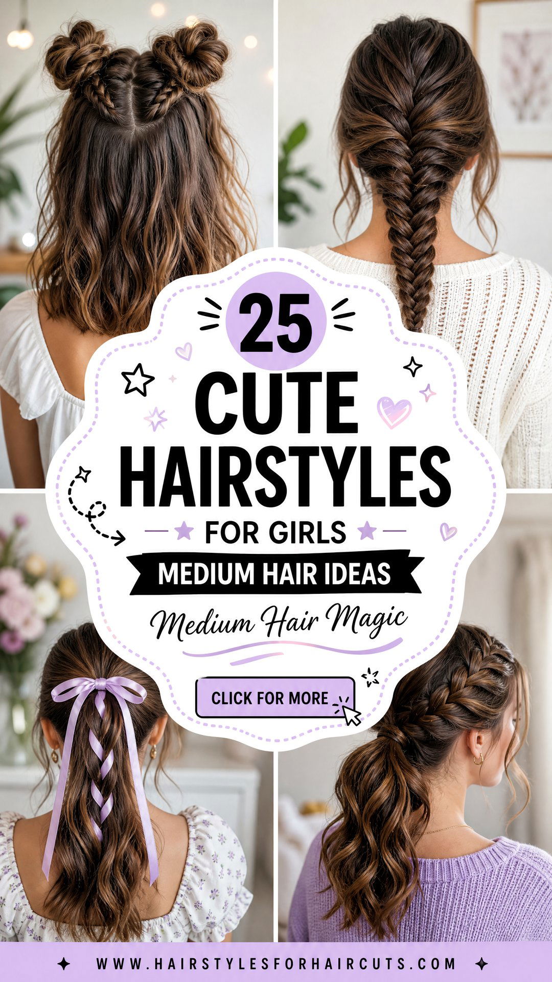 25 Cute Hairstyles for Girls Medium Hair Ideas - 25 Cute Hairstyles for Girls Medium Hair Ideas