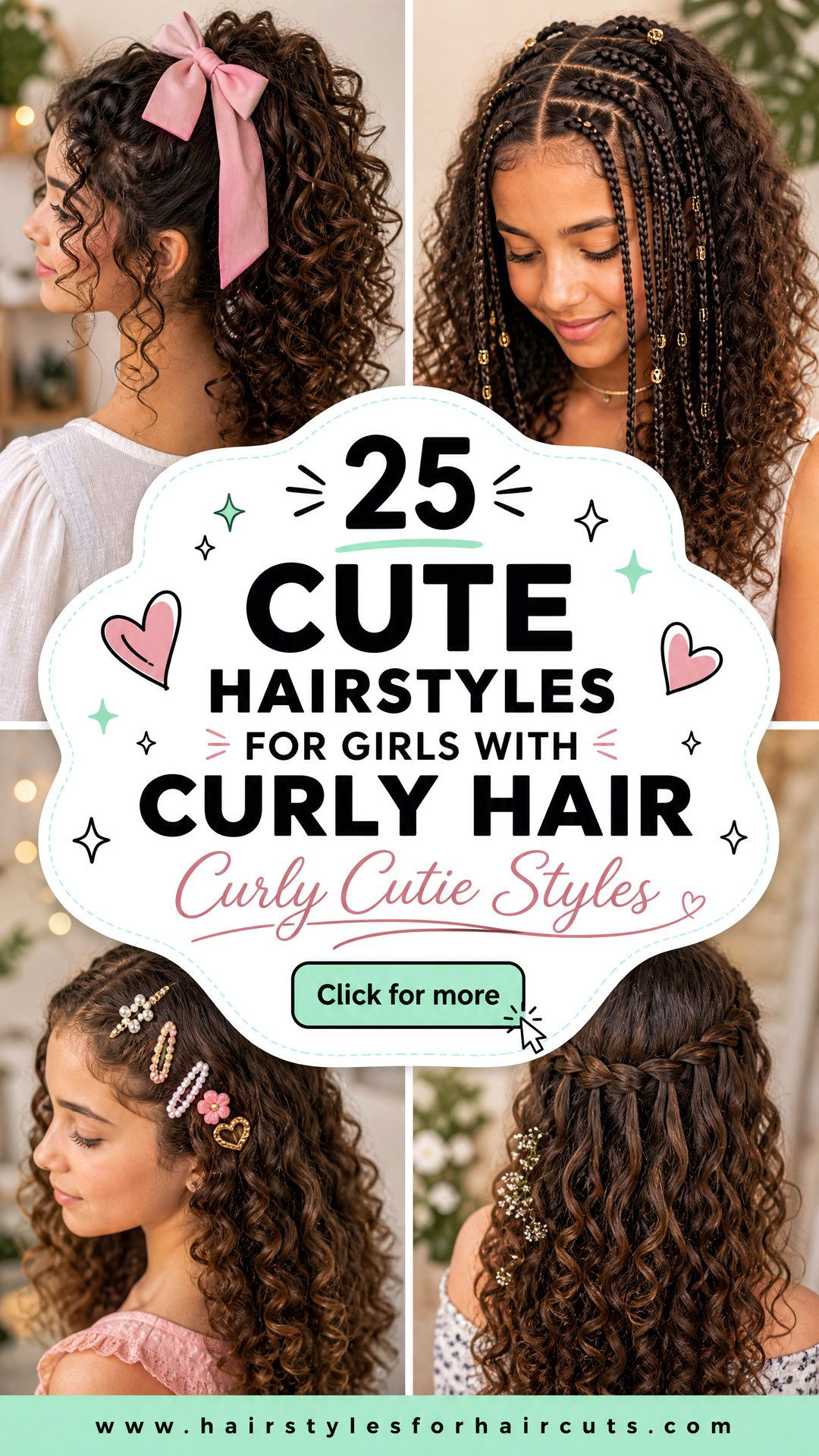 25 Cute Hairstyles for Girls With Curly Hair - 25 Cute Hairstyles for Girls With Curly Hair