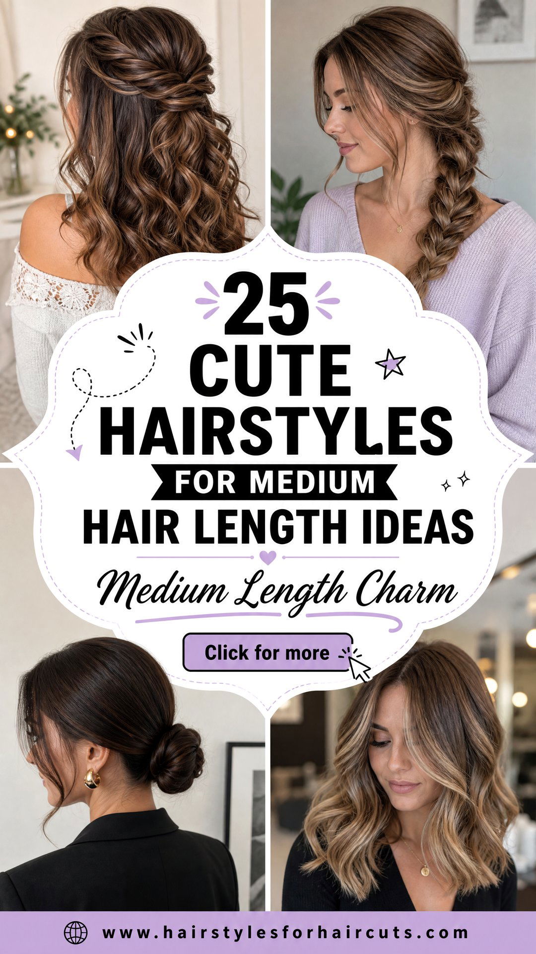 25 Cute Hairstyles for Medium Hair Length Ideas - 25 Cute Hairstyles for Medium Hair Length Ideas