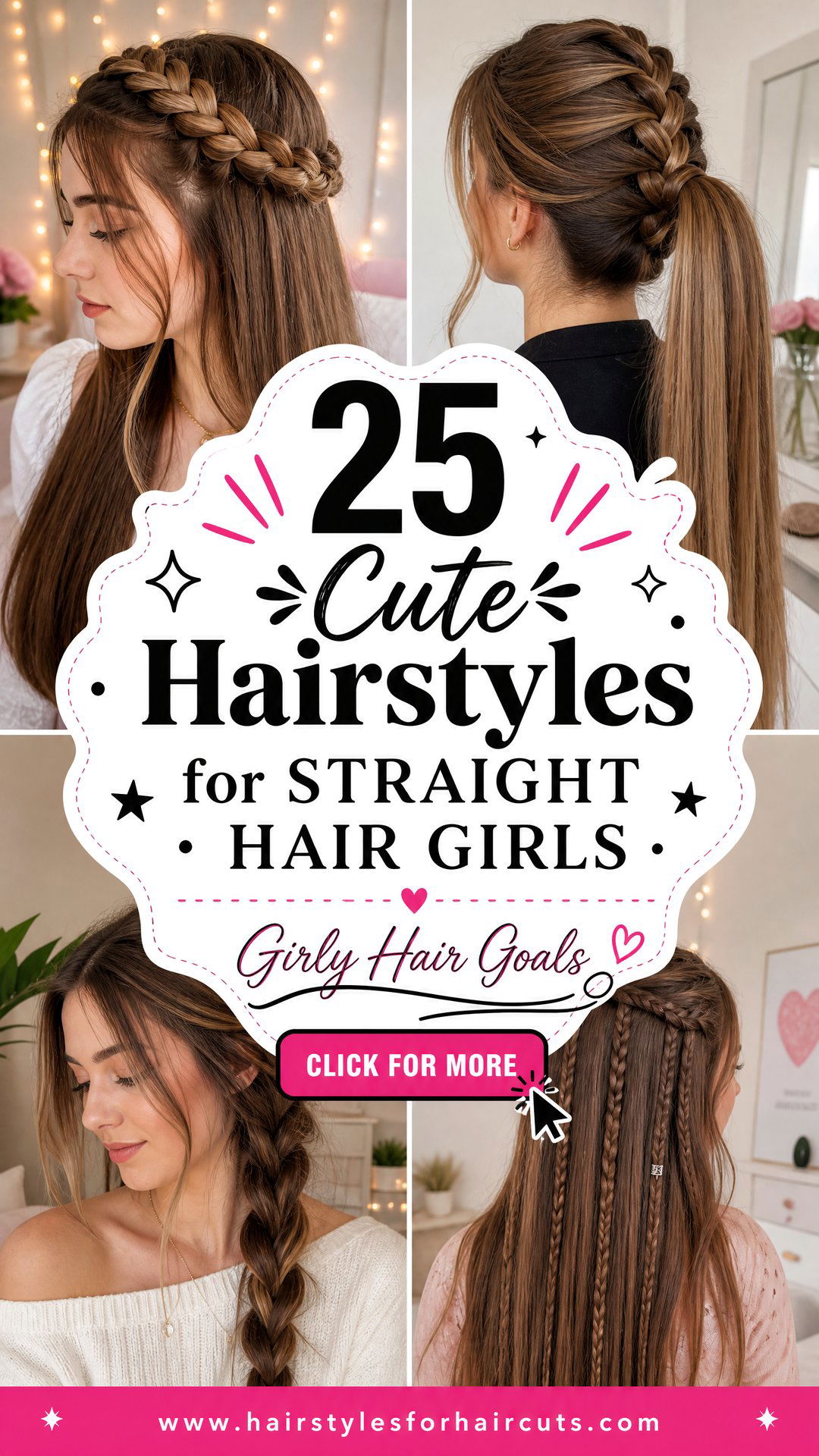 25 Cute Hairstyles for Straight Hair Girls Will Love - 25 Cute Hairstyles for Straight Hair Girls Will Love
