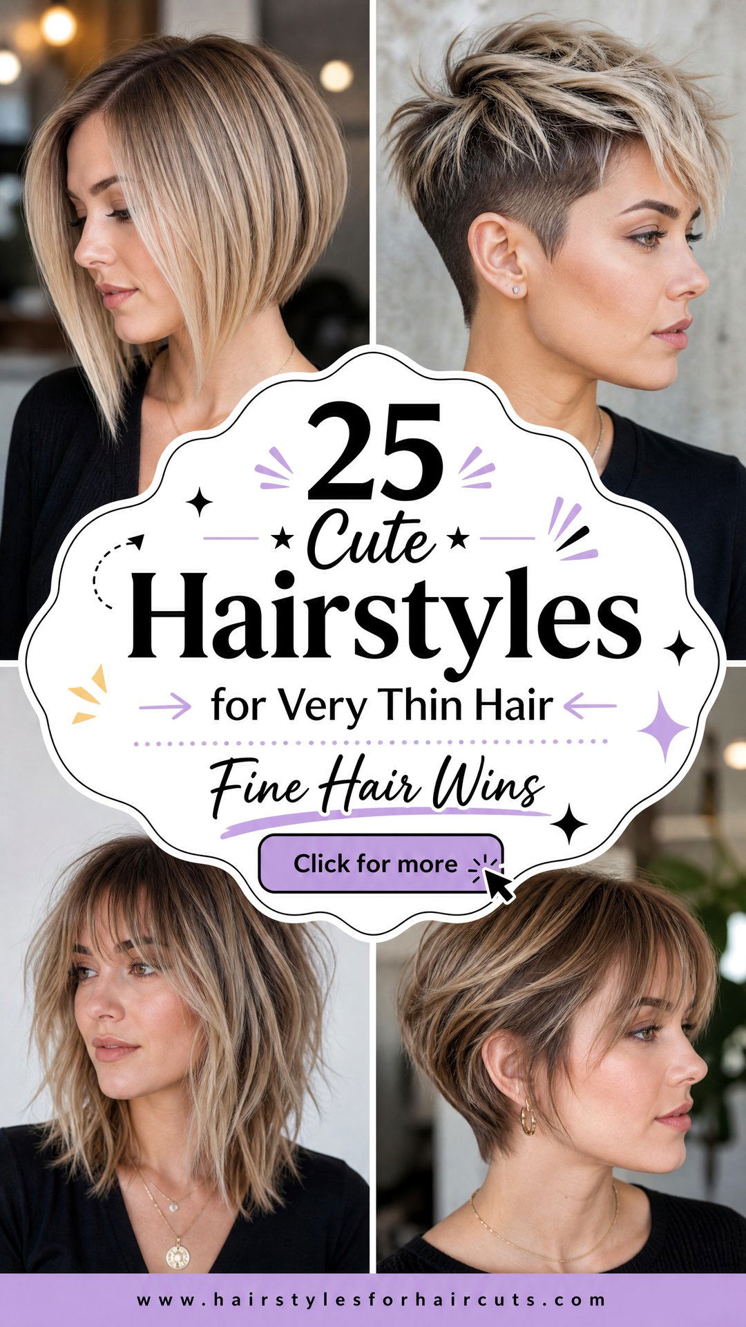25 Cute Hairstyles for Very Thin Hair to Try - 25 Cute Hairstyles for Very Thin Hair to Try