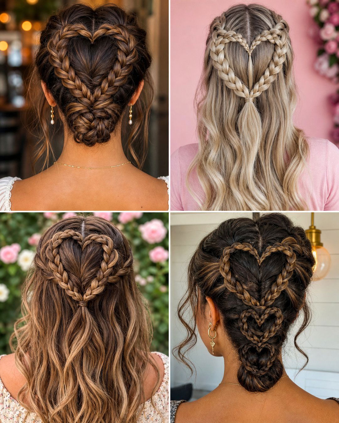 25 Cute Heart Hairstyles for a Romantic Lovely Look