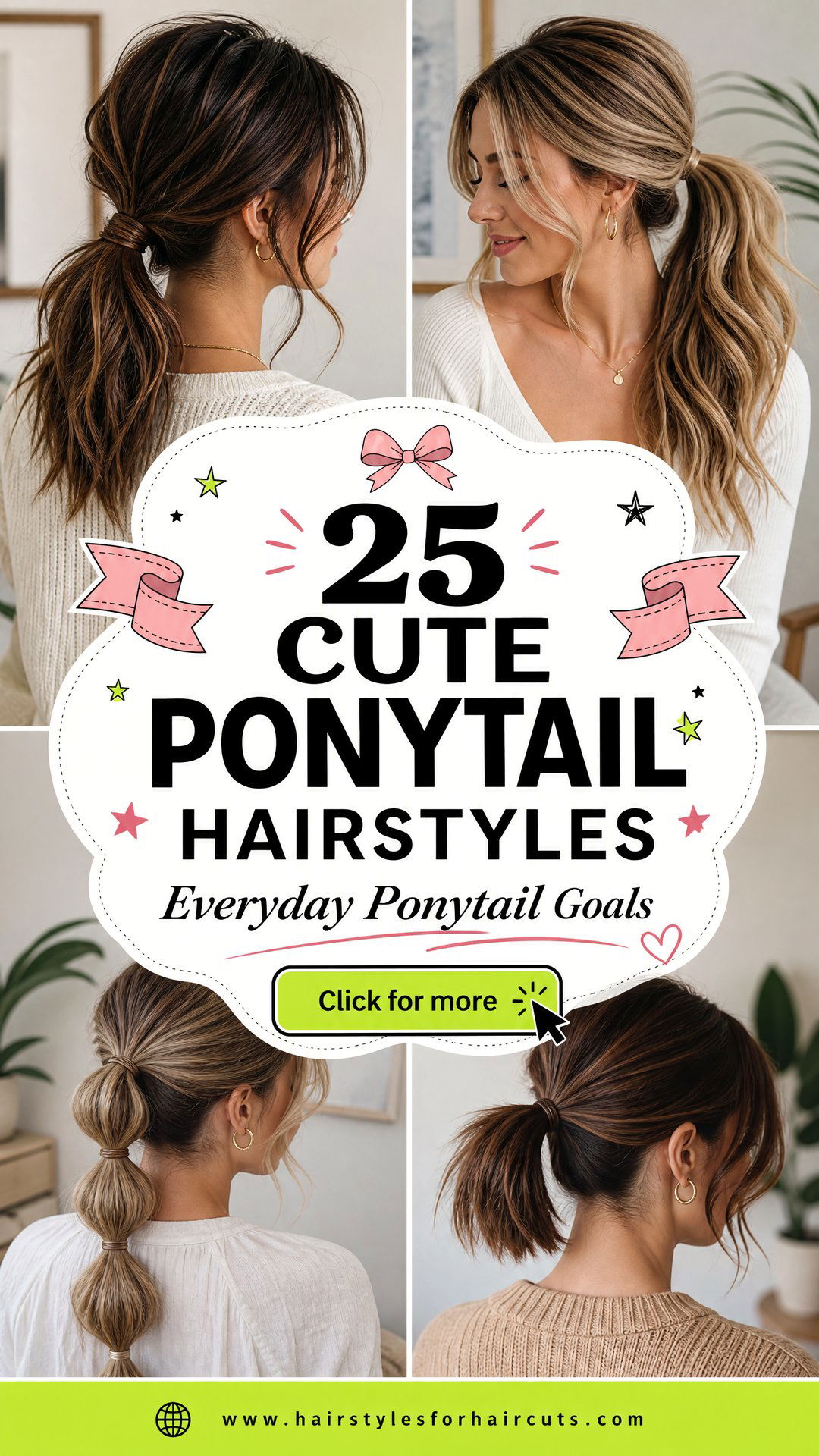 25 Cute Ponytail Hairstyles to Try Every Day - 25 Cute Ponytail Hairstyles to Try Every Day