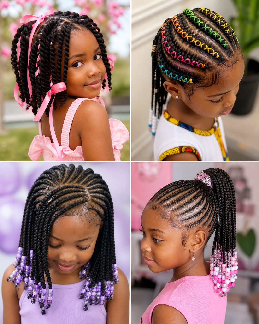 25 Cute Protective Hairstyles for Natural Hair Kids