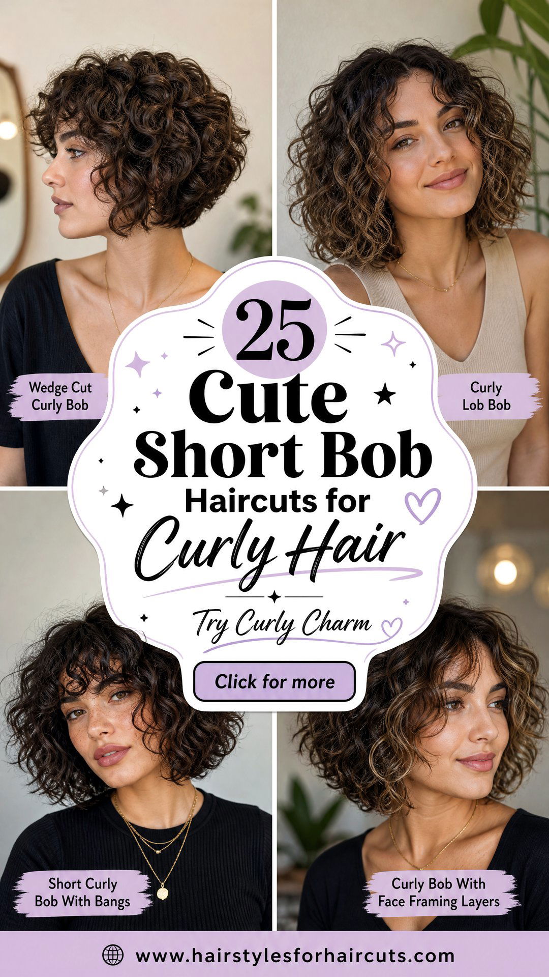 25 Cute Short Bob Haircuts for Curly Hair to Try - 25 Cute Short Bob Haircuts for Curly Hair to Try