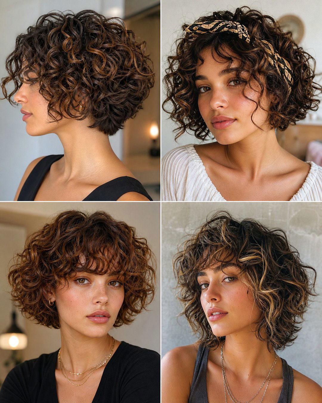 25 Cute Short Bob Haircuts for Curly Hair to Try