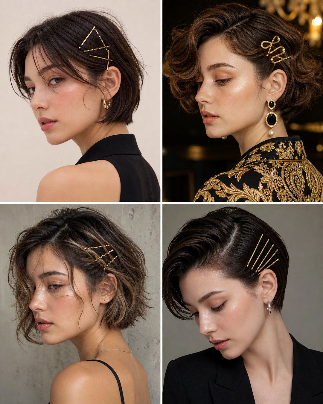 25 Cute Short Hair Bobby Pin Hairstyles to Try Today