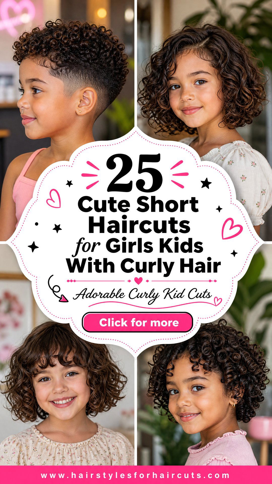 25 Cute Short Haircuts for Girls Kids With Curly Hair - 25 Cute Short Haircuts for Girls Kids With Curly Hair