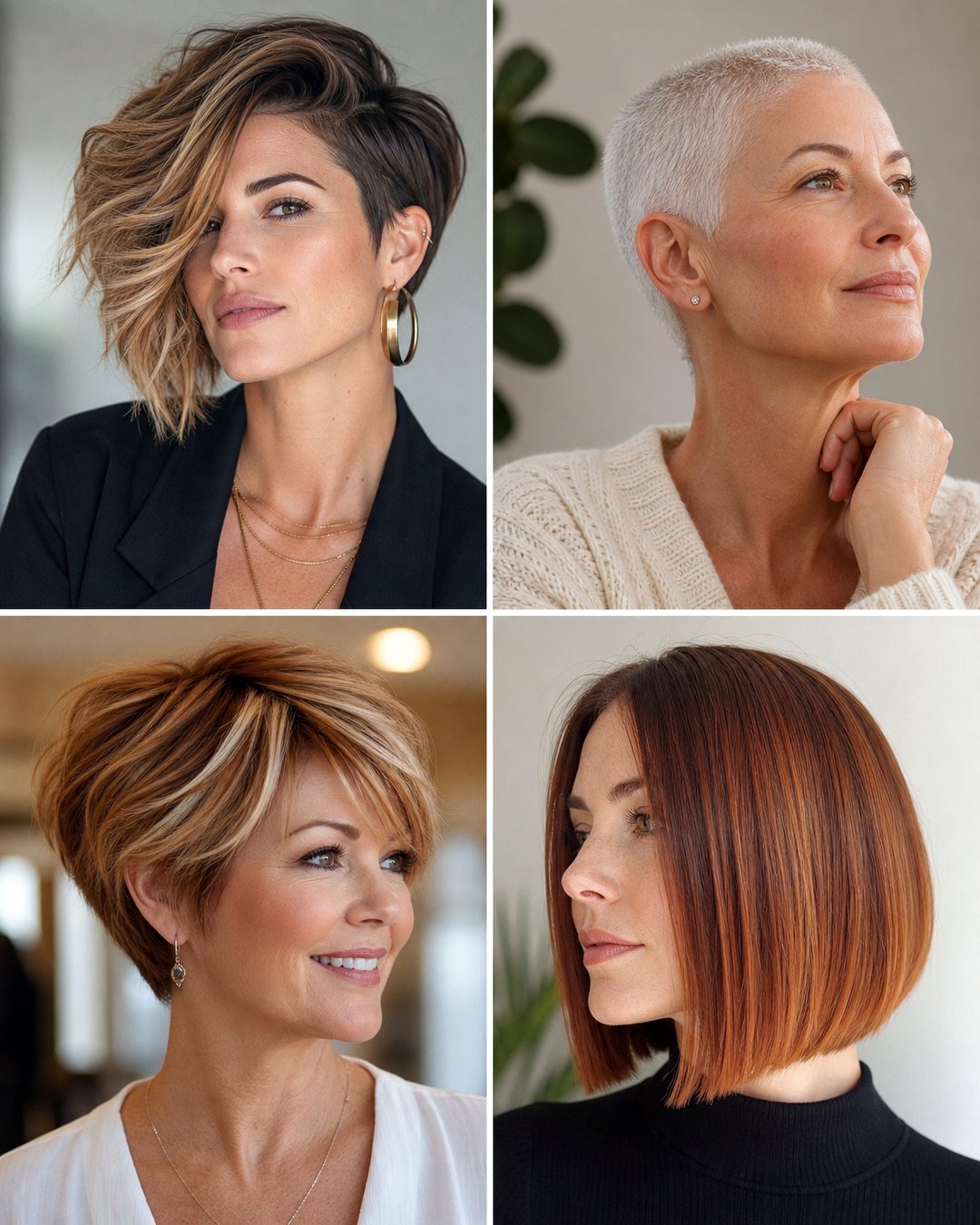 25 Cute Short Haircuts for Older Women to Try