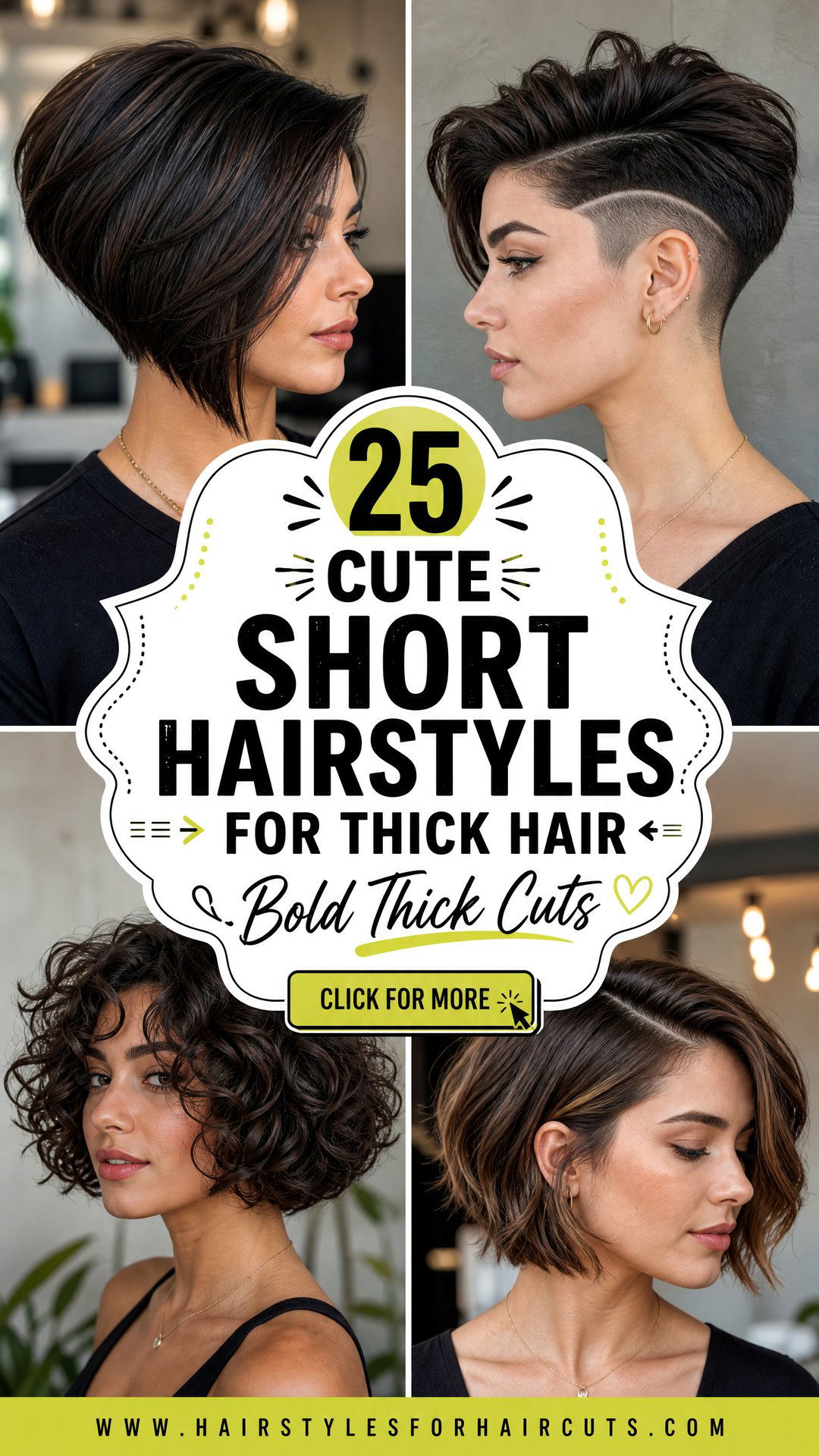 25 Cute Short Hairstyles for Thick Hair to Try - 25 Cute Short Hairstyles for Thick Hair to Try