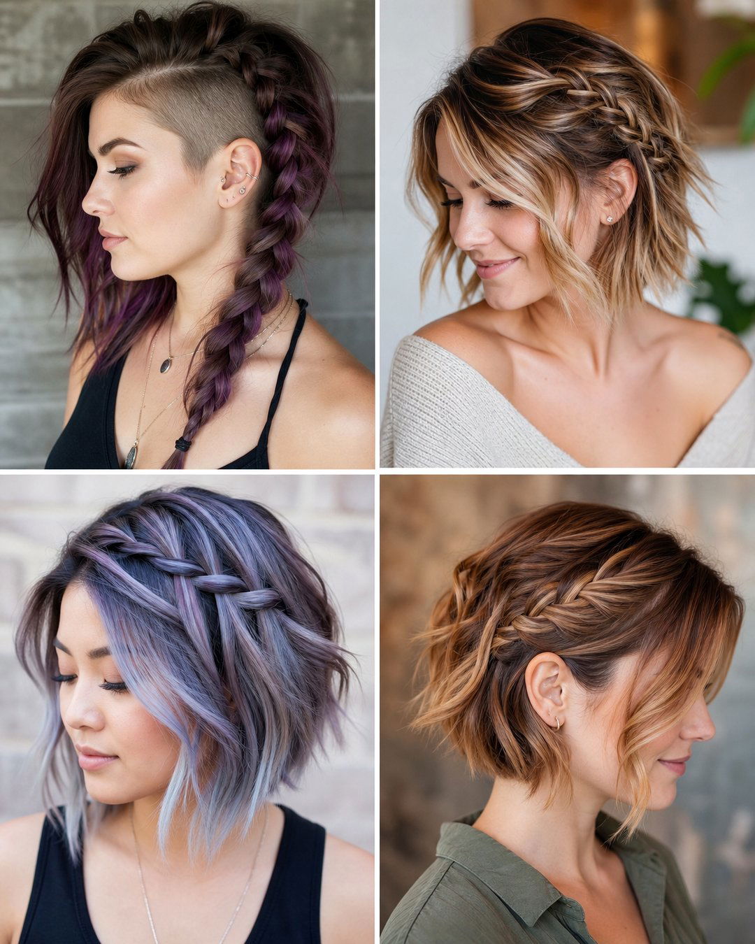 25 Cute Side Braid Hairstyles for Short Hair Ideas