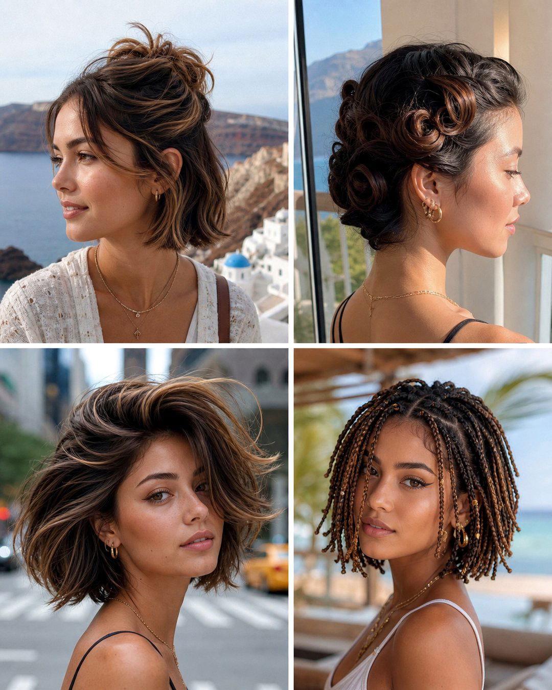 25 Cute Travel Hairstyles for Short Hair Made Easy