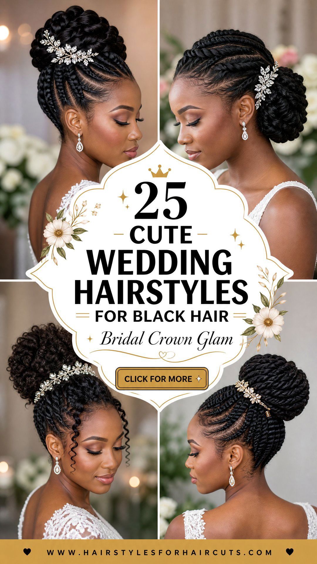 25 Cute Wedding Hairstyles for Black Hair to Inspire - 25 Cute Wedding Hairstyles for Black Hair to Inspire