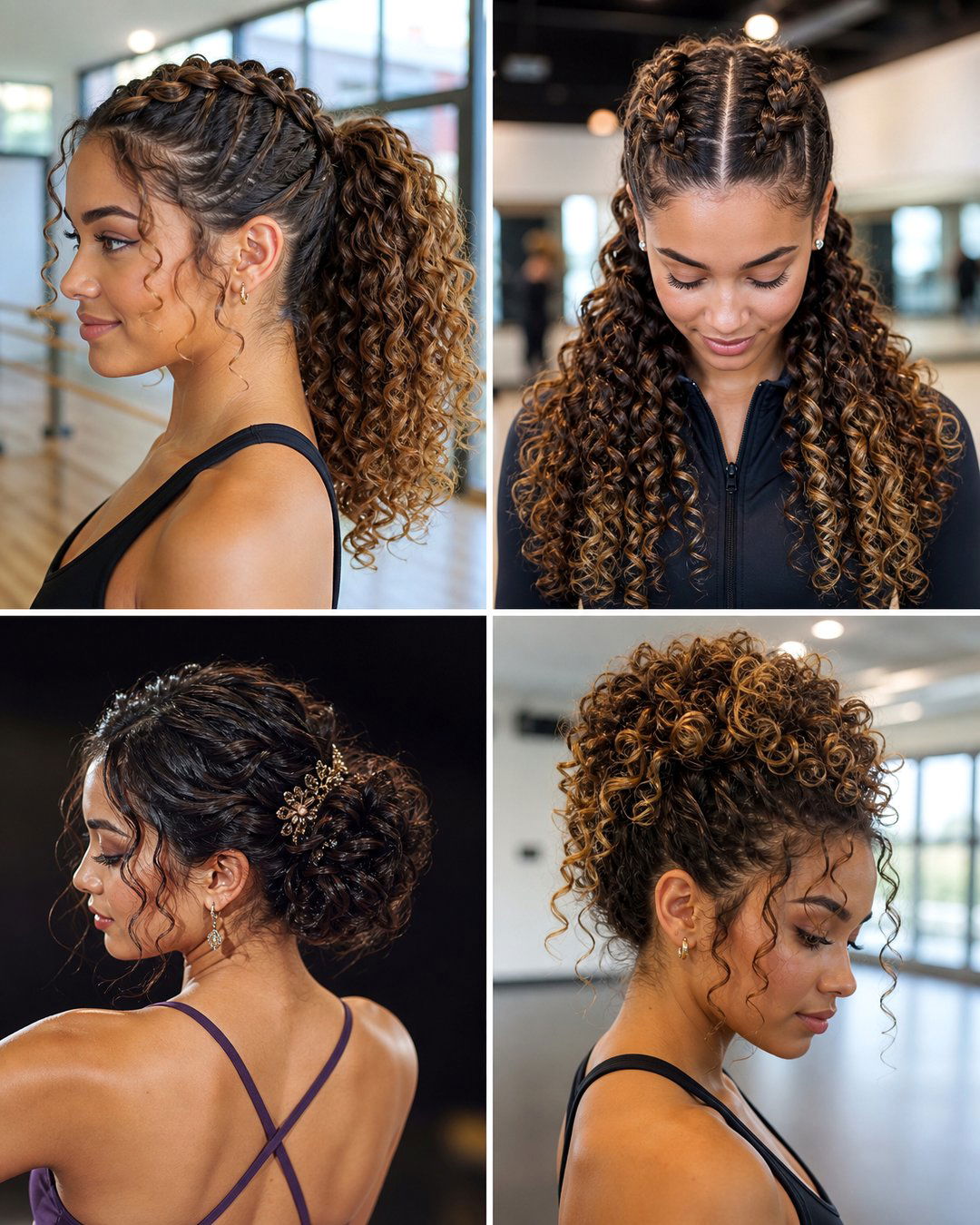 25 Dance Hairstyles for Curly Hair to Shine On Stage