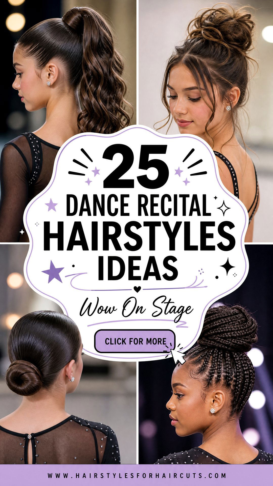 25 Dance Recital Hairstyles to Wow on Stage - 25 Dance Recital Hairstyles to Wow on Stage