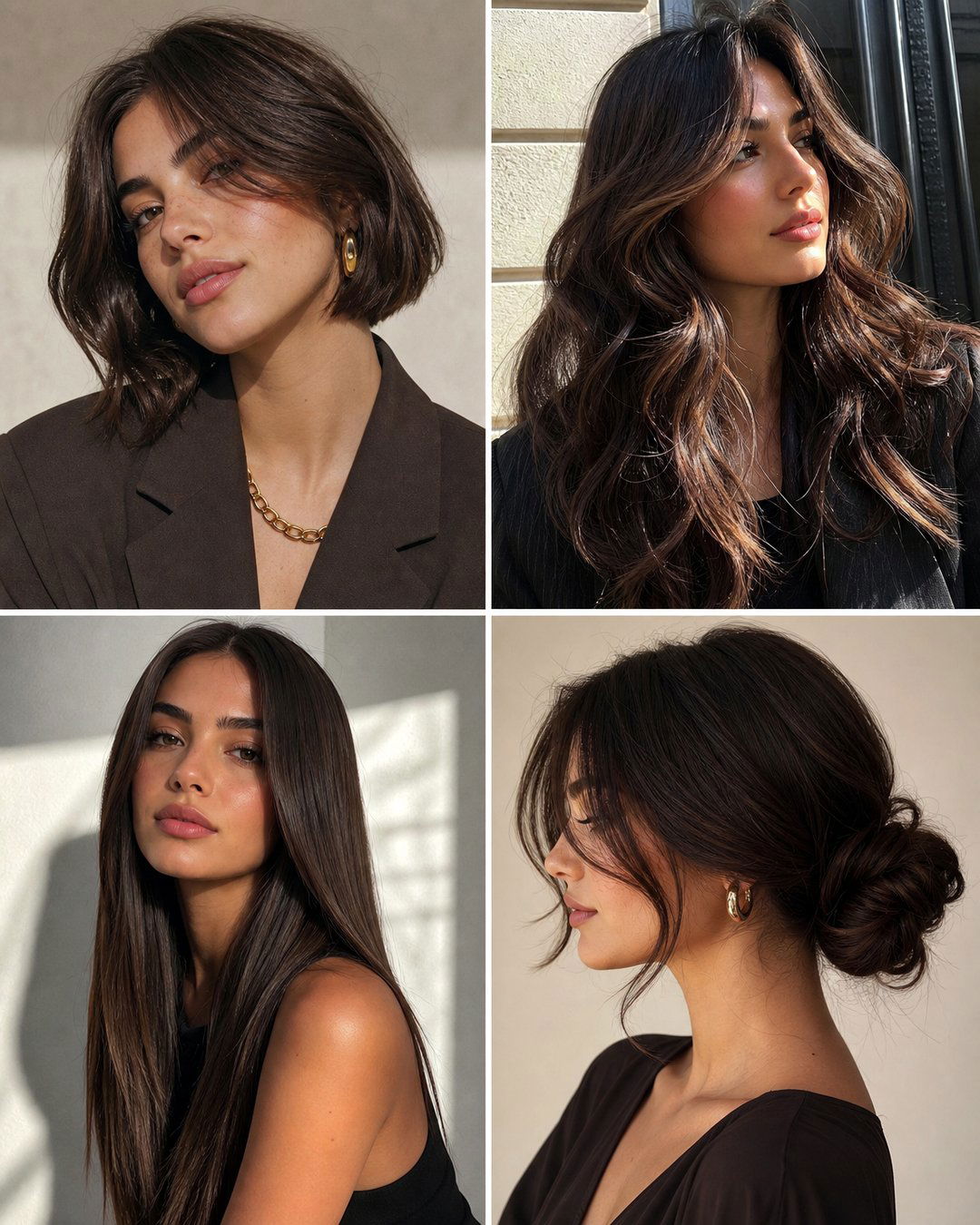 25 Dark Brown Hairstyles for a Rich Glossy Look