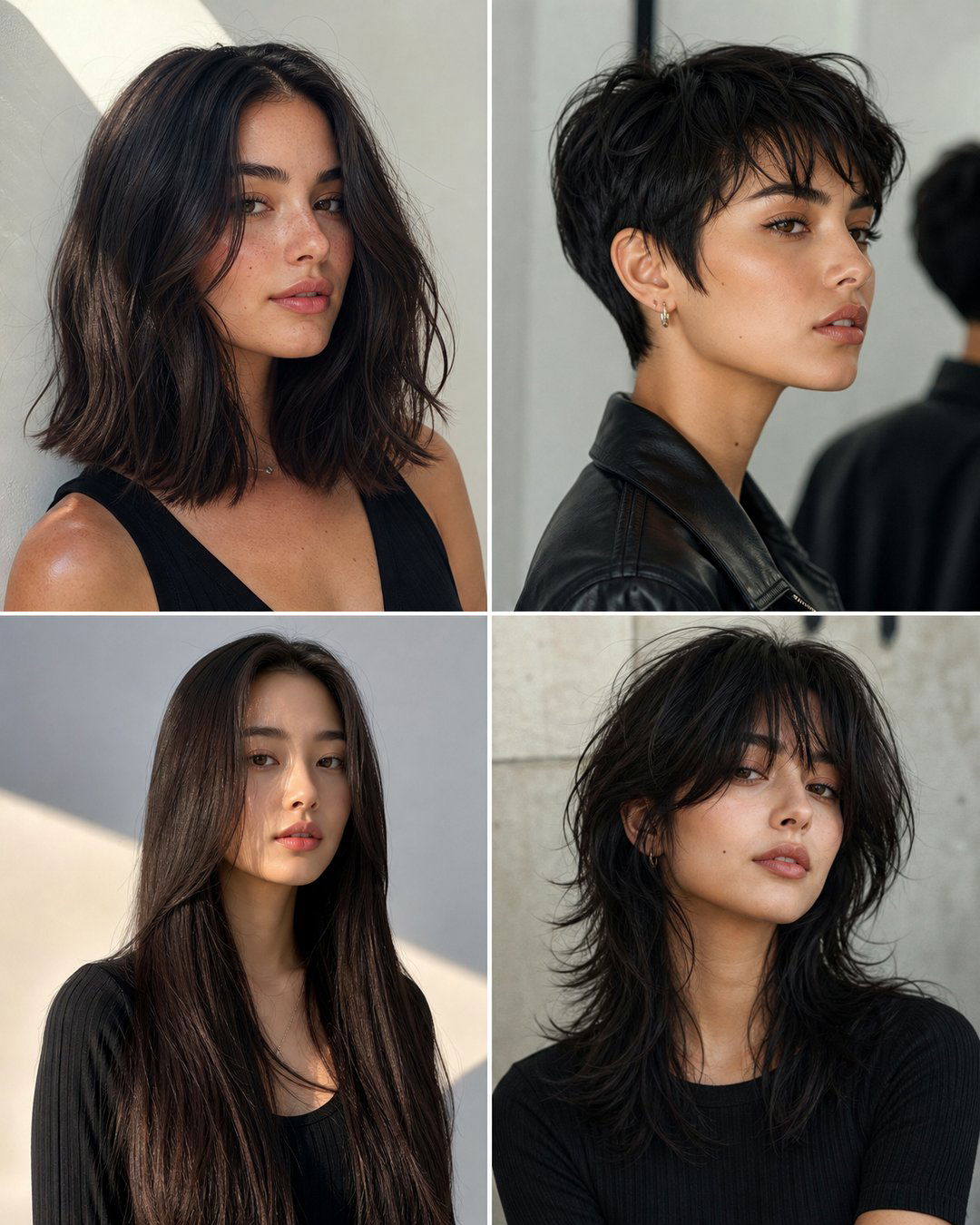 25 Dark Hairstyles to Add Drama and Depth
