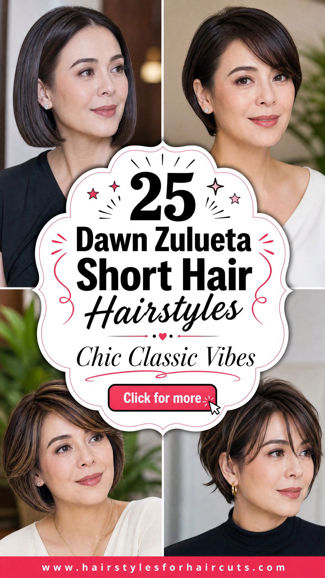 25 Dawn Zulueta Short Hair Hairstyles to Copy Now - 25 Dawn Zulueta Short Hair Hairstyles to Copy Now