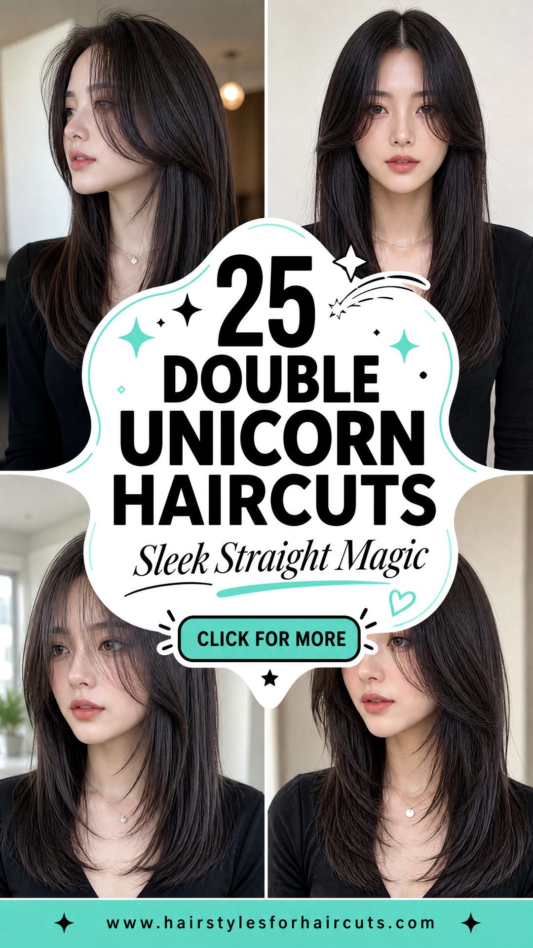 25 Double Unicorn Haircuts for Straight Hair - 25 Double Unicorn Haircuts for Straight Hair