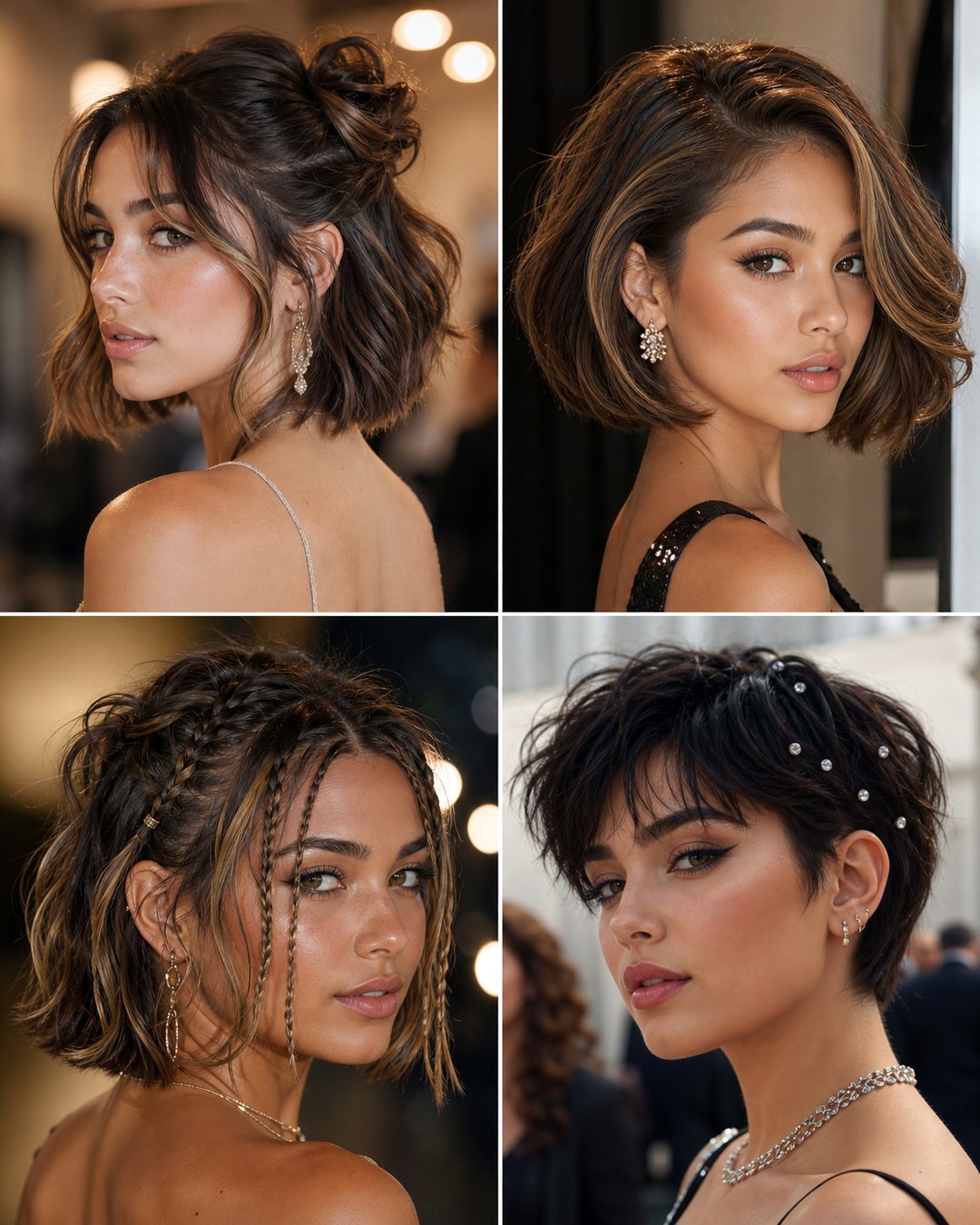 25 Down Prom Hairstyles for Short Hair Beauties