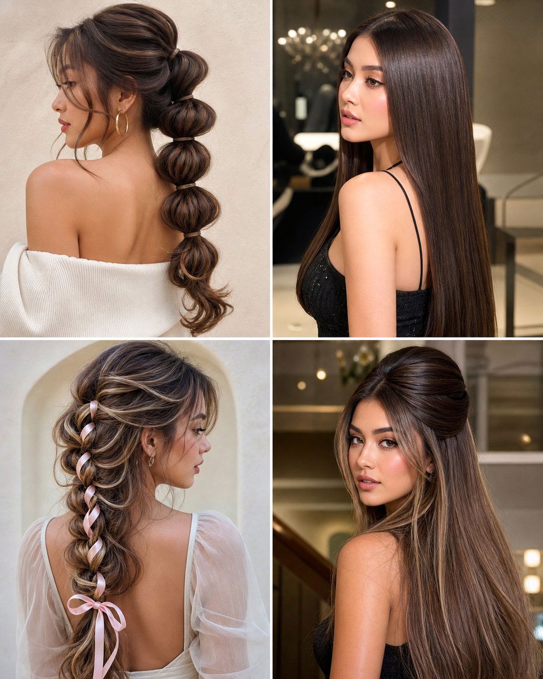 25 Down Prom Hairstyles for Straight Hair