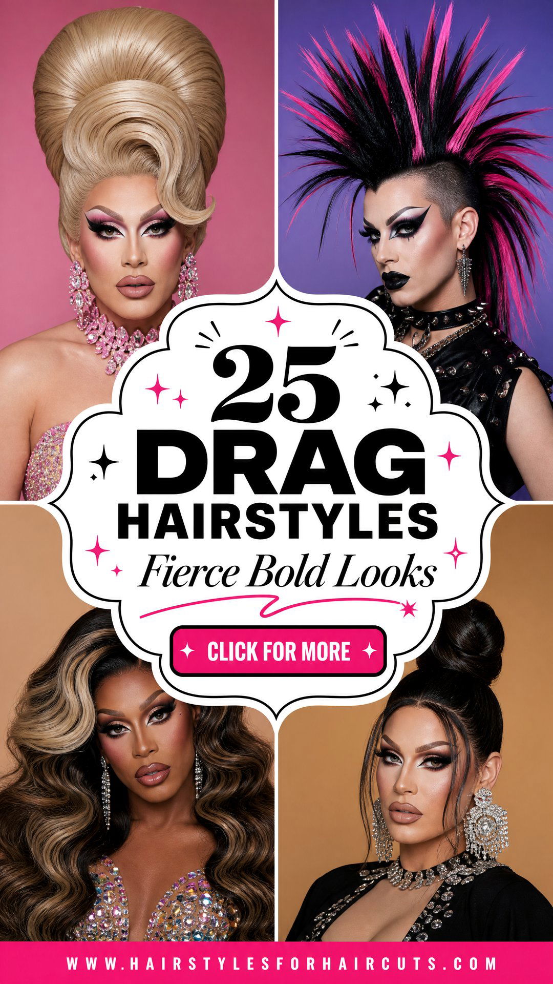 25 Drag Hairstyles to Inspire Your Next Fierce Look - 25 Drag Hairstyles to Inspire Your Next Fierce Look