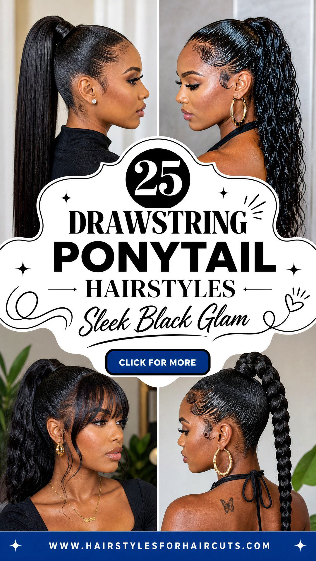 25 Drawstring Ponytail Hairstyles for Black Hair - 25 Drawstring Ponytail Hairstyles for Black Hair