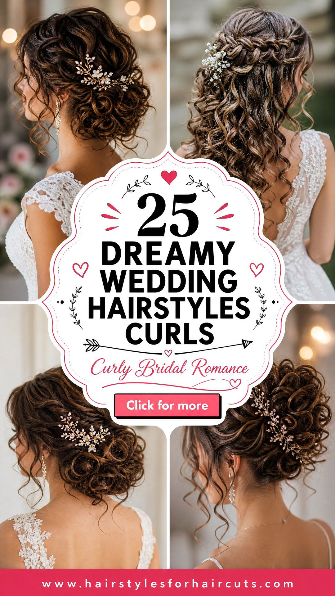 25 Dreamy Wedding Hairstyles Curls for Stunning Brides - 25 Dreamy Wedding Hairstyles Curls for Stunning Brides