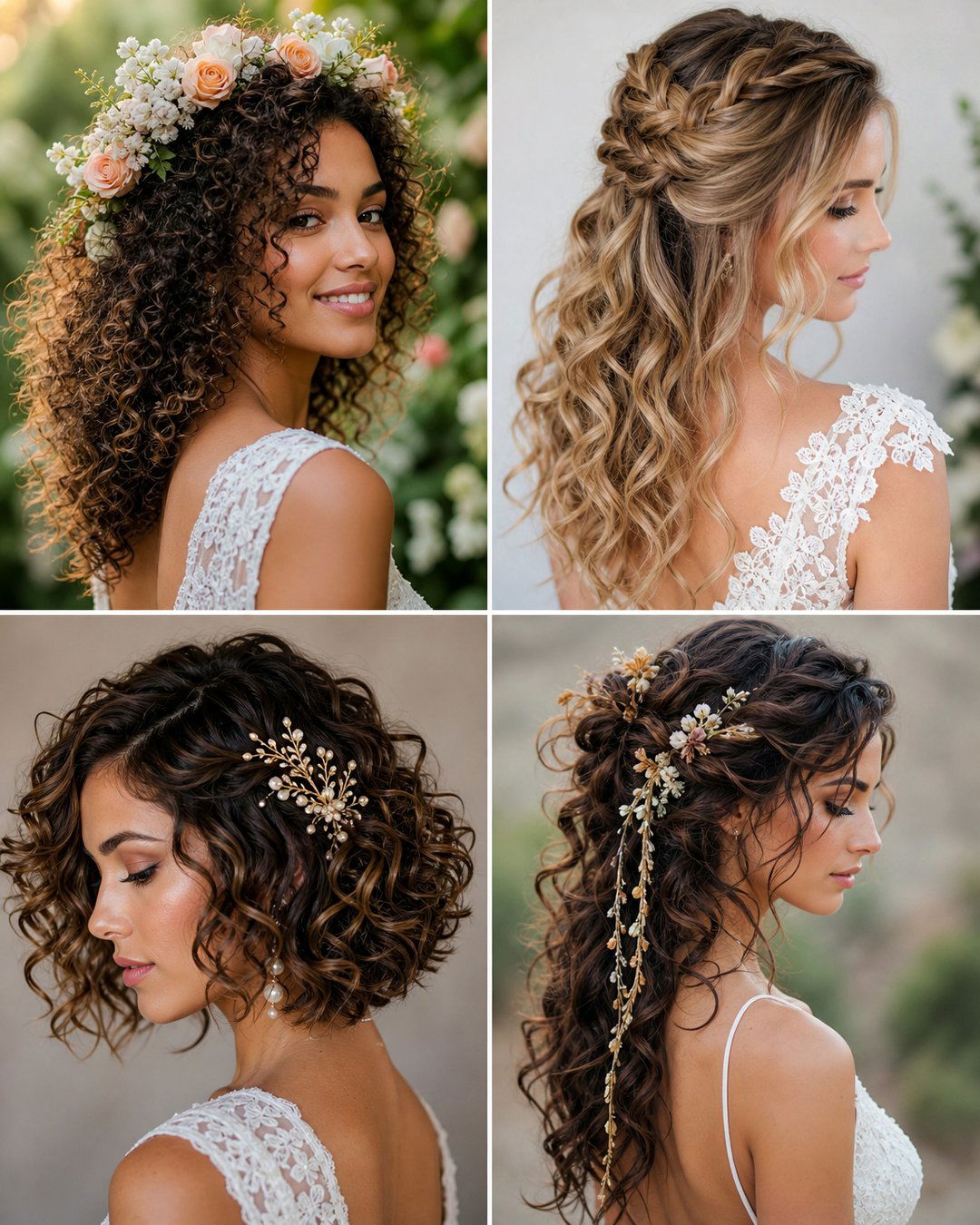 25 Dreamy Wedding Hairstyles Curls for Stunning Brides