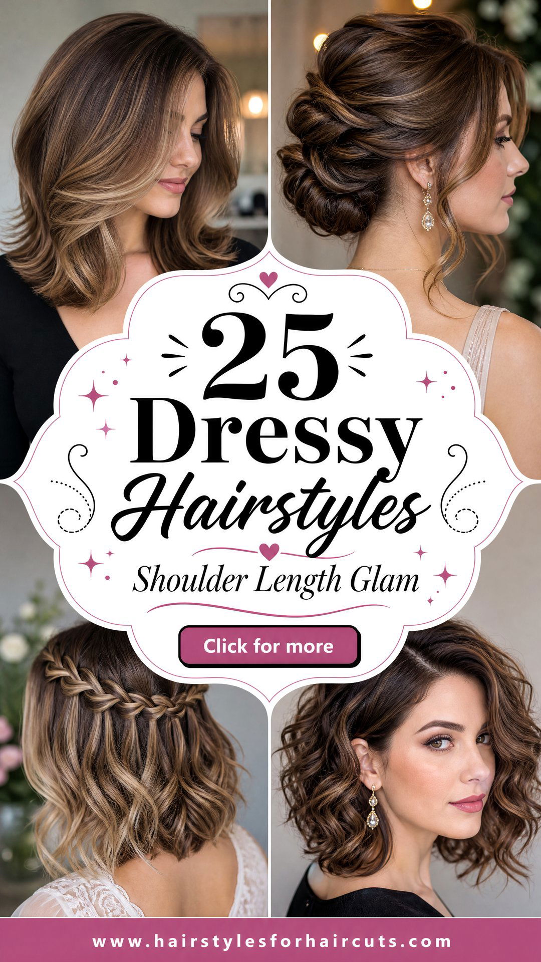 25 Dressy Hairstyles for Shoulder Length Hair - 25 Dressy Hairstyles for Shoulder Length Hair