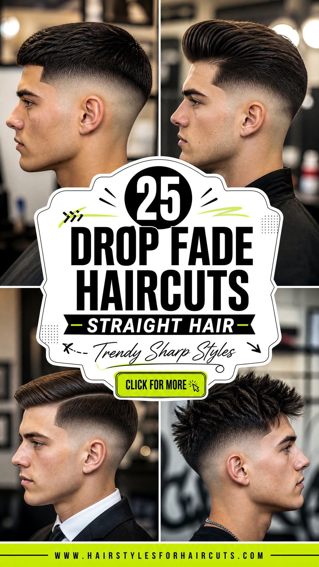 25 Drop Fade Haircuts Straight Hair Trendy Styles - 25 Drop Fade Haircuts Straight Hair: Trendy Styles