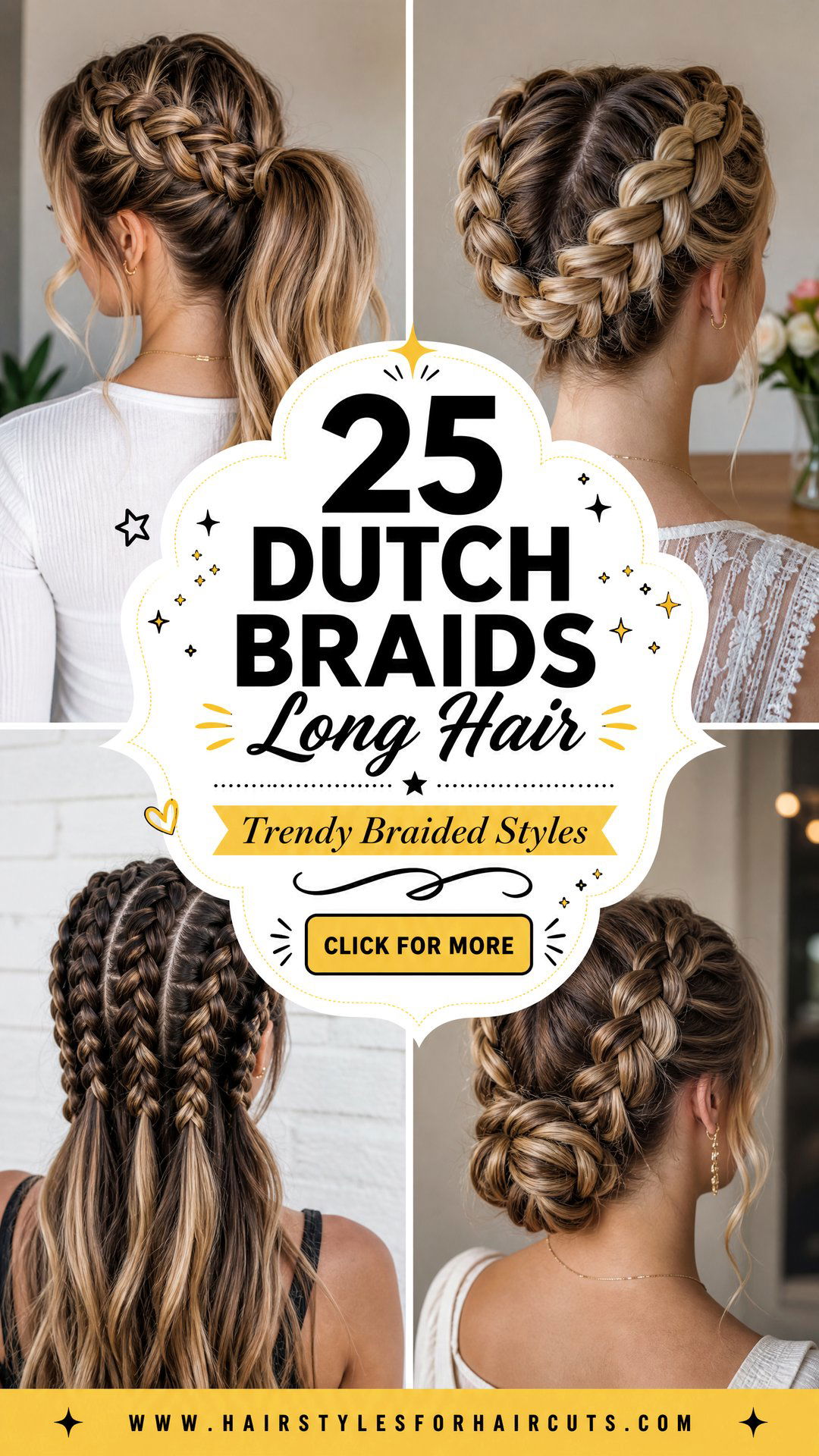 25 Dutch Braids Long Hair Trendy Braided Styles - 25 Dutch Braids Long Hair: Trendy Braided Styles