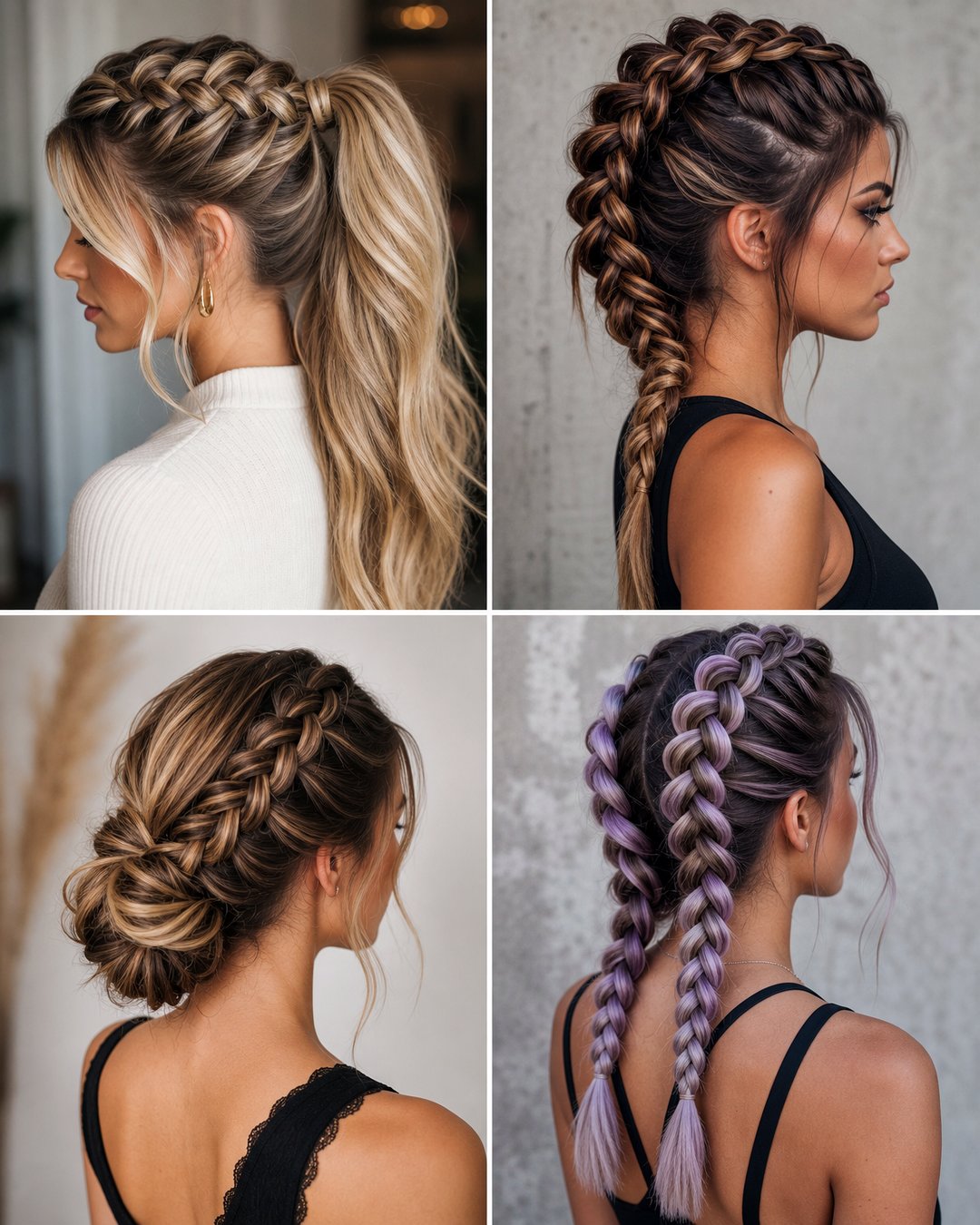 25 Dutch Braids Long Hair Trendy Braided Styles