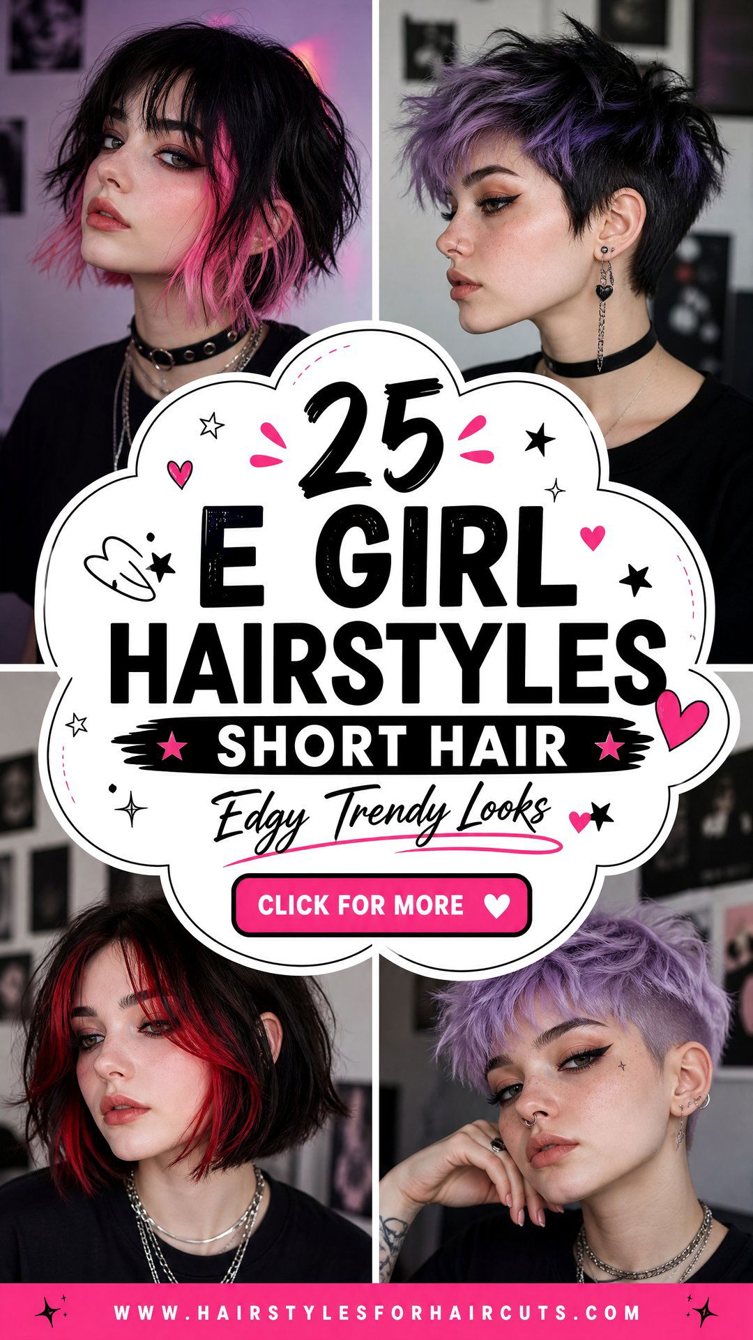 25 E Girl Hairstyles Short Hair Edgy Trendy Looks - 25 E Girl Hairstyles Short Hair: Edgy Trendy Looks