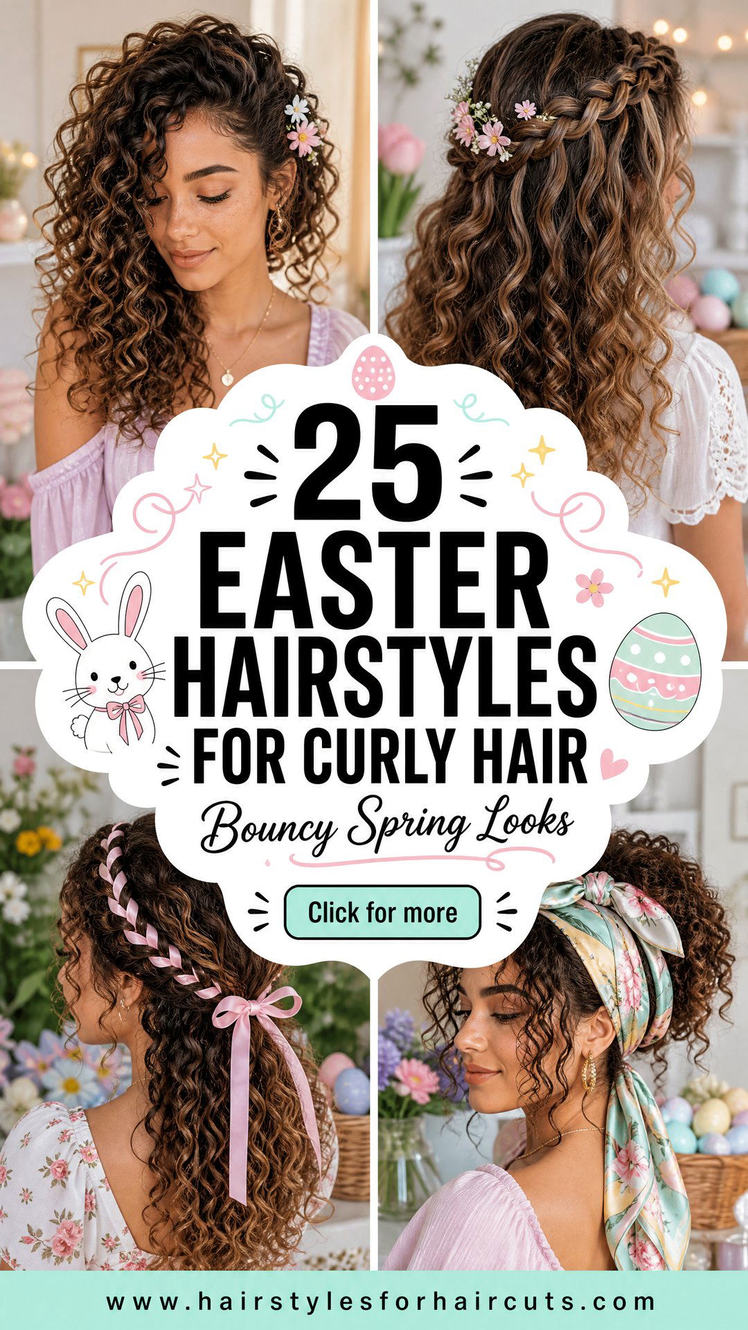 25 Easter Hairstyles for Curly Hair Spring Looks - 25 Easter Hairstyles for Curly Hair: Spring Looks