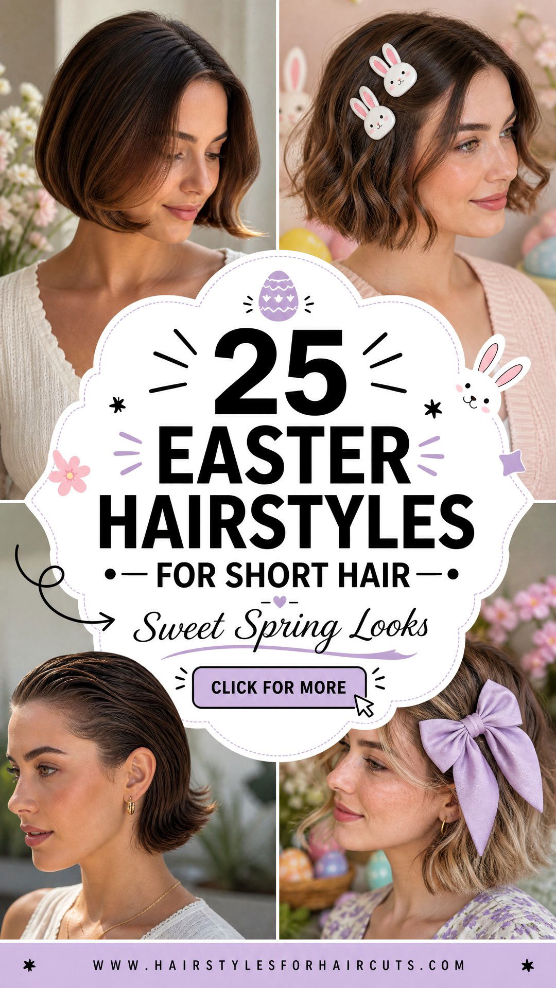 25 Easter Hairstyles for Short Hair Spring Looks - 25 Easter Hairstyles for Short Hair: Spring Looks