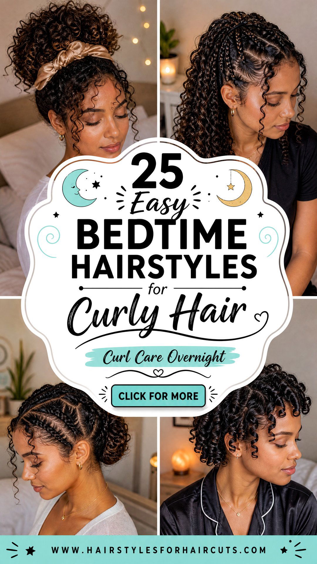25 Easy Bedtime Hairstyles for Curly Hair Care - 25 Easy Bedtime Hairstyles for Curly Hair Care