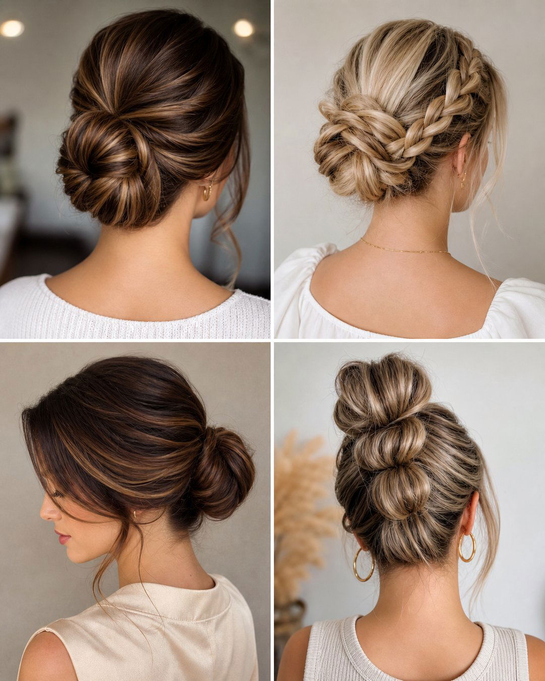 25 Easy Bun Hairstyles for Medium Hair to Love