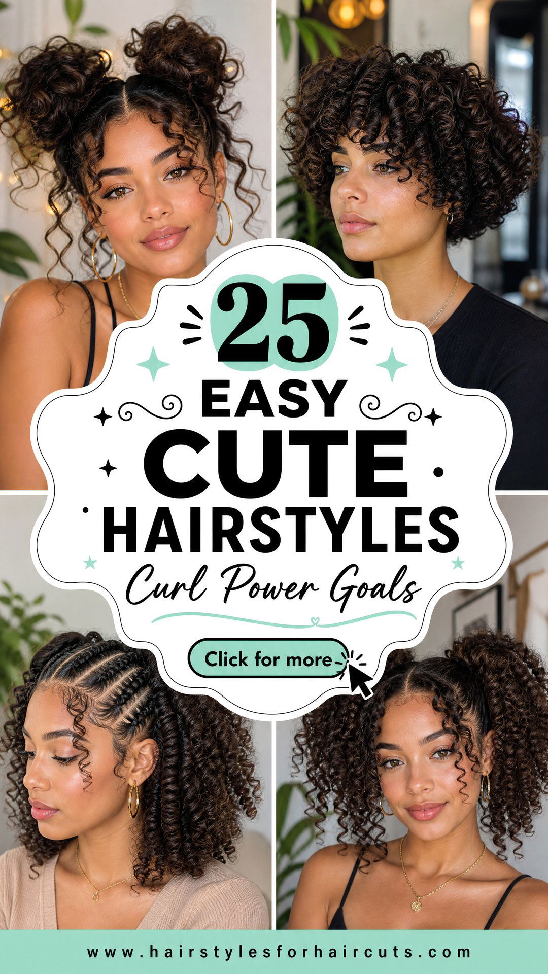 25 Easy Cute Hairstyles for Curly Hair to Try Now - 25 Easy Cute Hairstyles for Curly Hair to Try Now